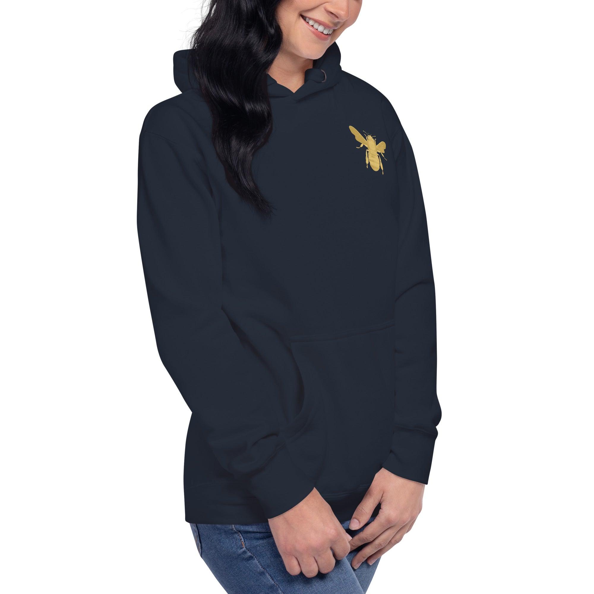 'Gold Edition Bee' Boyfriend Premium Hoodie - POMA Graphics