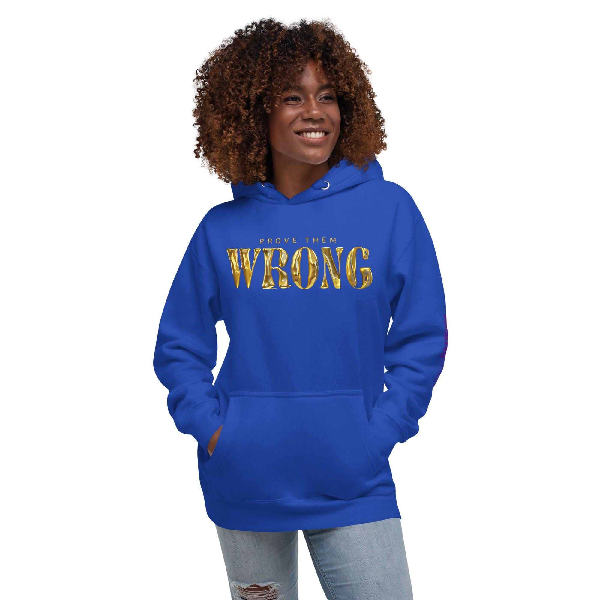 'Gold Edition Prove Them Wrong' Boyfriend Premium Hoodie - POMA Graphics