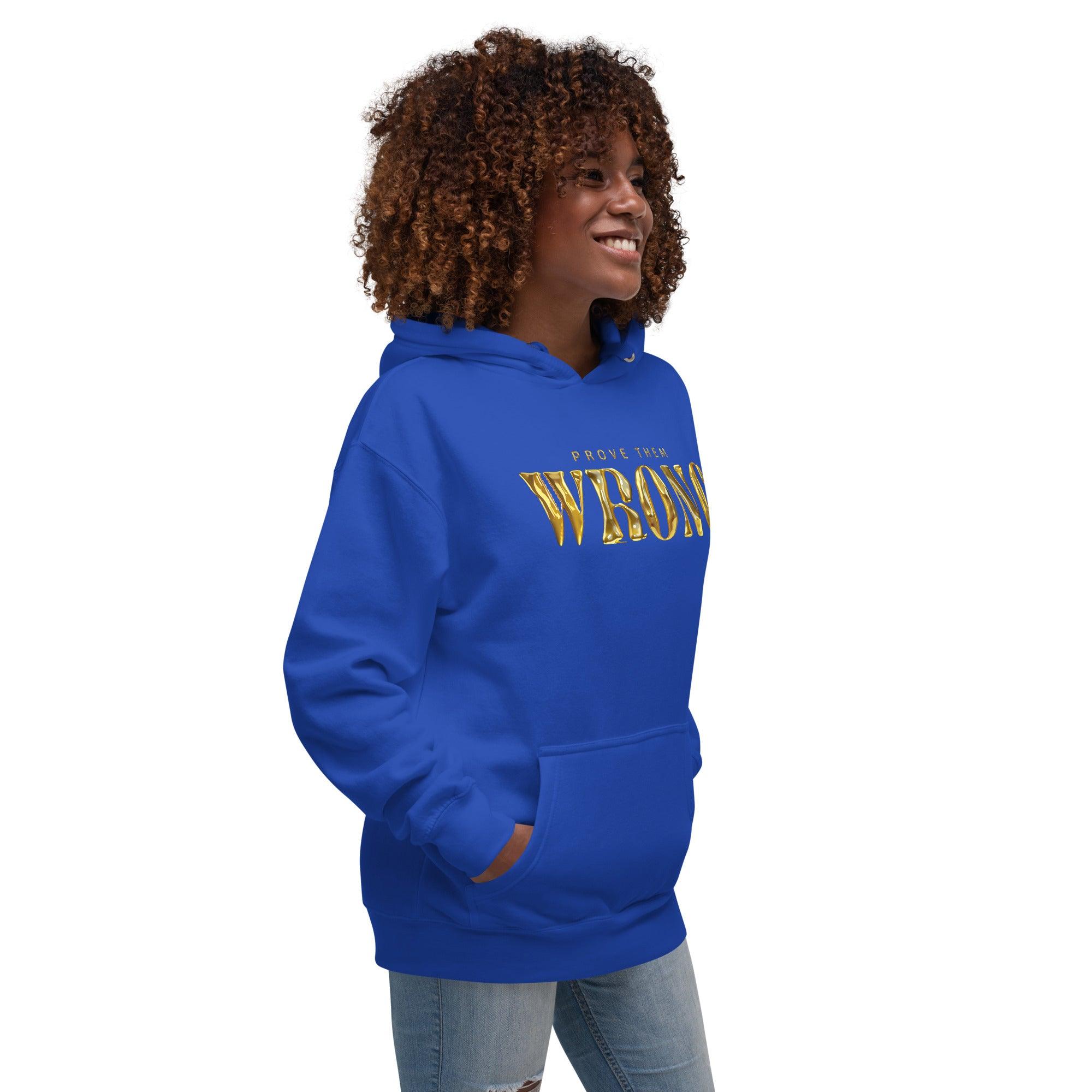 'Gold Edition Prove Them Wrong' Boyfriend Premium Hoodie - POMA Graphics