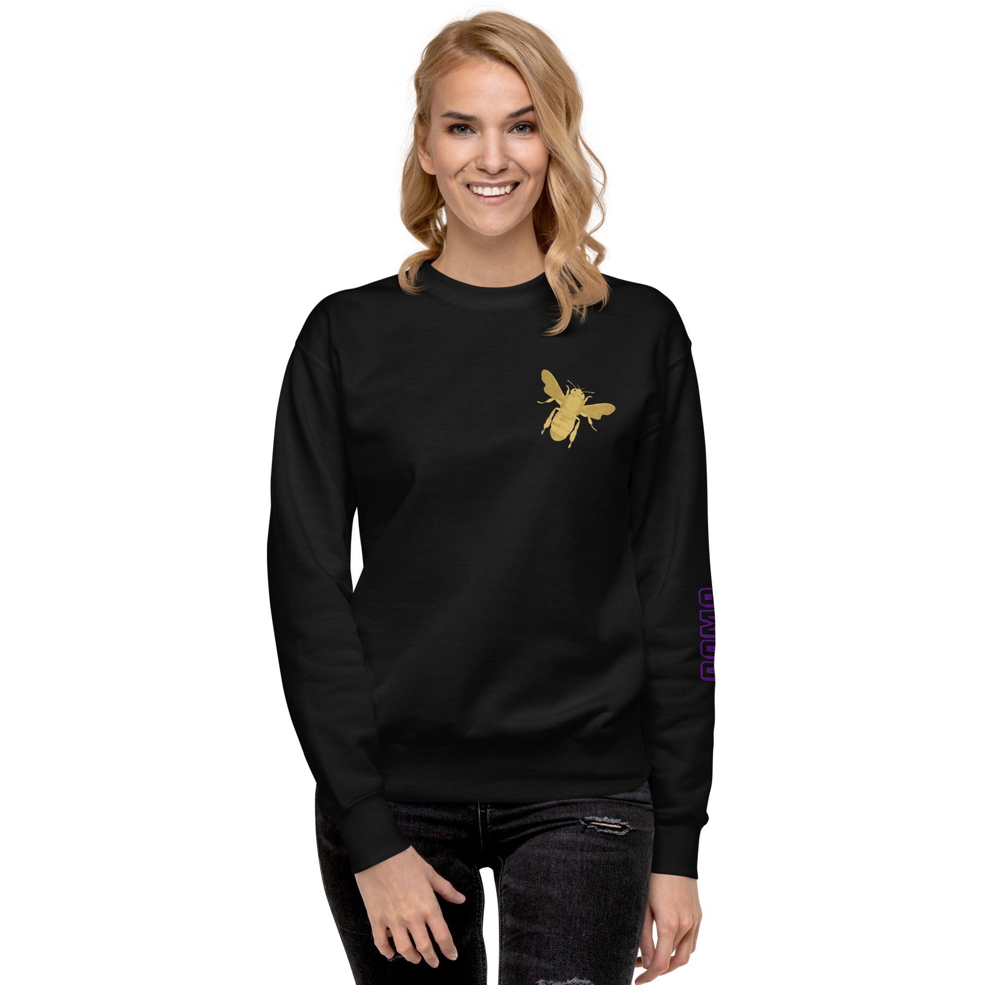 'Gold Edition Bee' Boyfriend Premium Sweatshirt - POMA Graphics