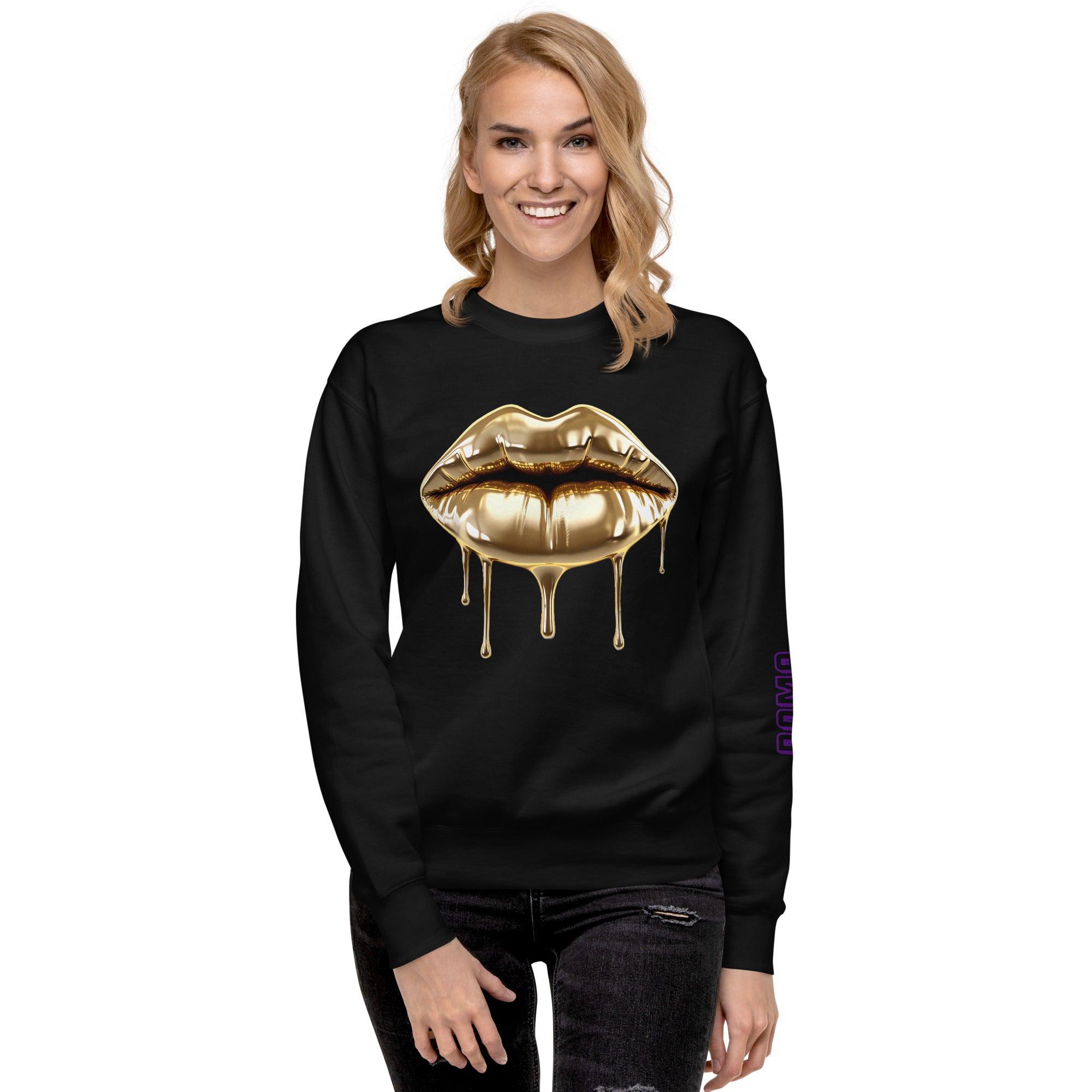 'Gold Edition Pure' Boyfriend Premium Sweatshirt - POMA Graphics