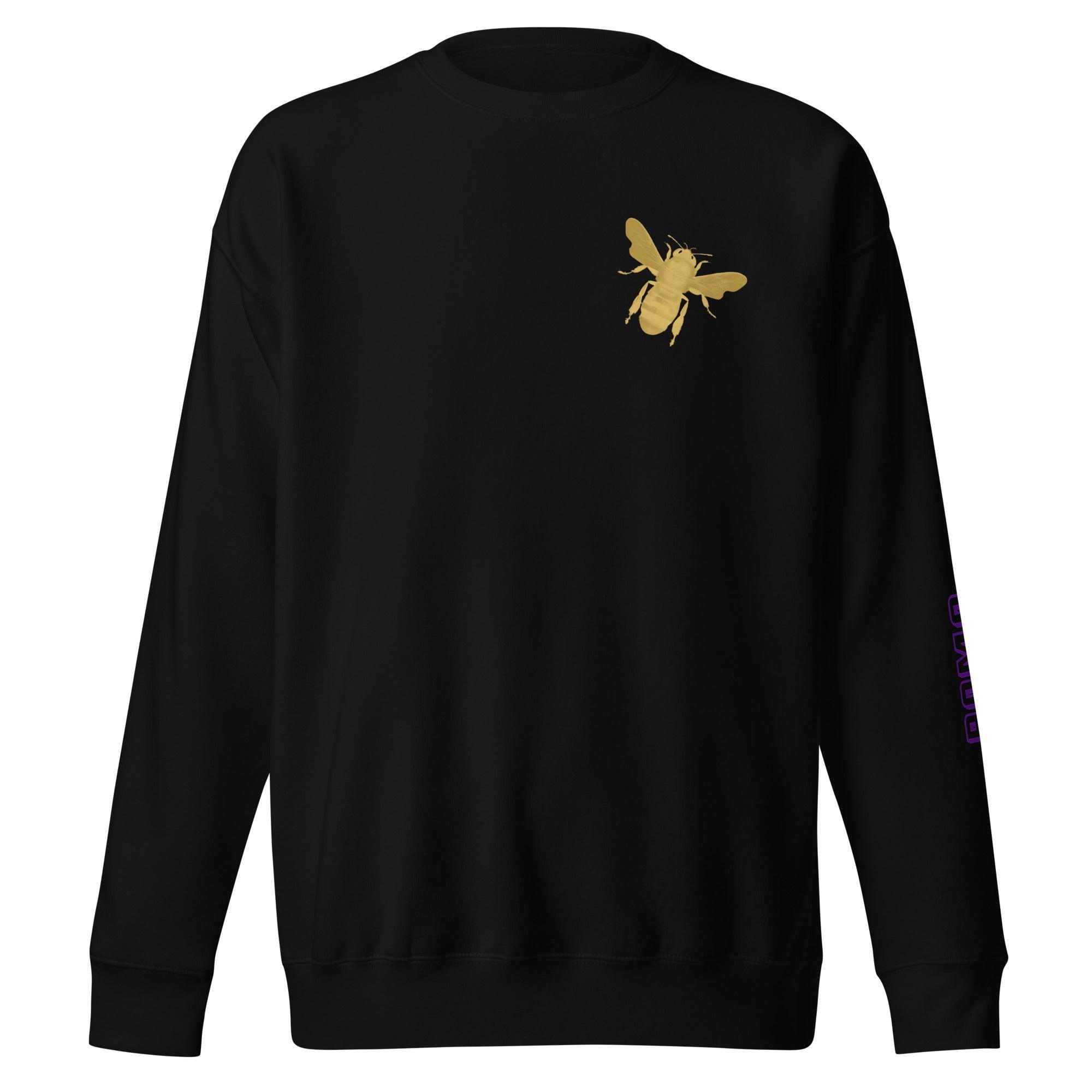 'Gold Edition Bee' Boyfriend Premium Sweatshirt - POMA Graphics