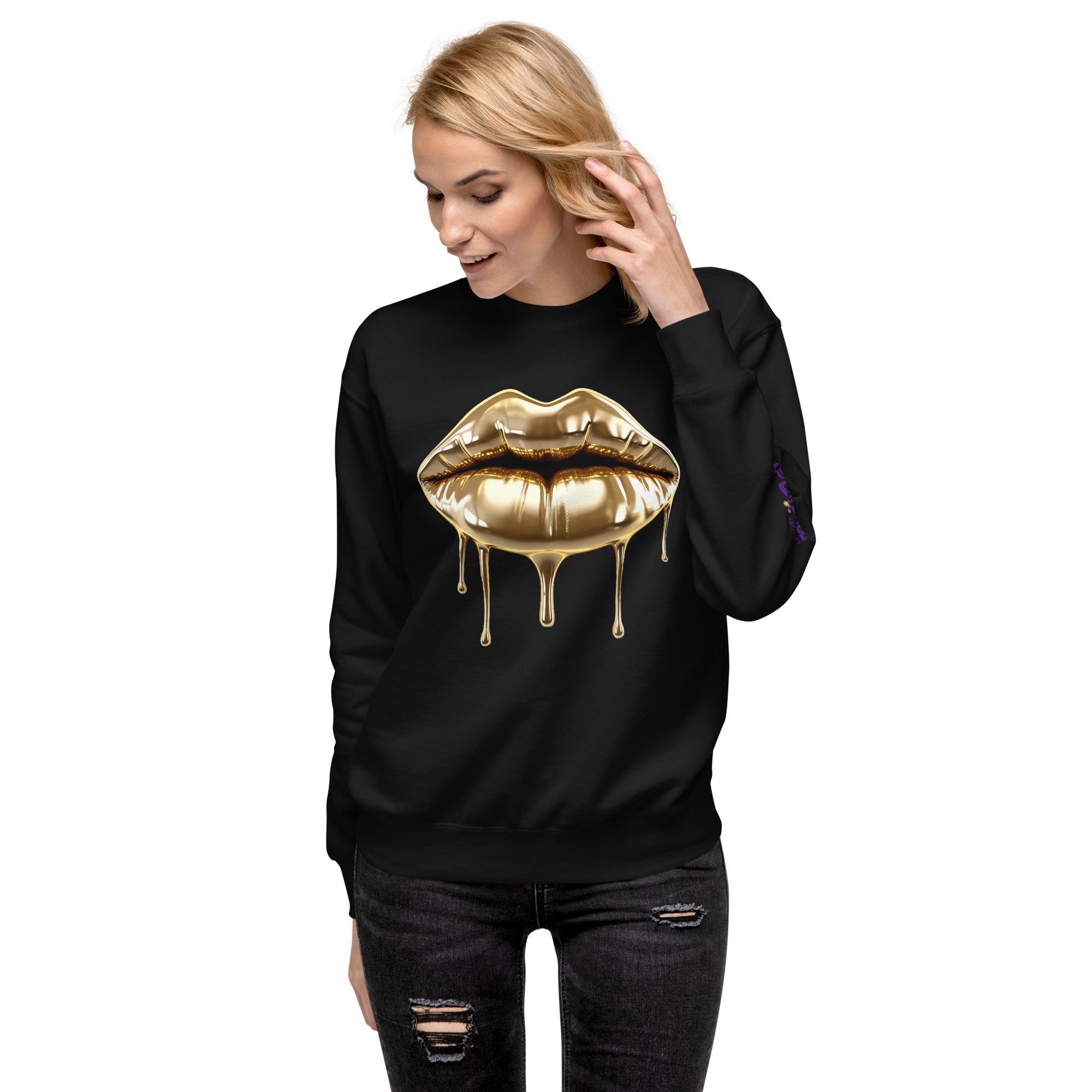 'Gold Edition Pure' Boyfriend Premium Sweatshirt - POMA Graphics