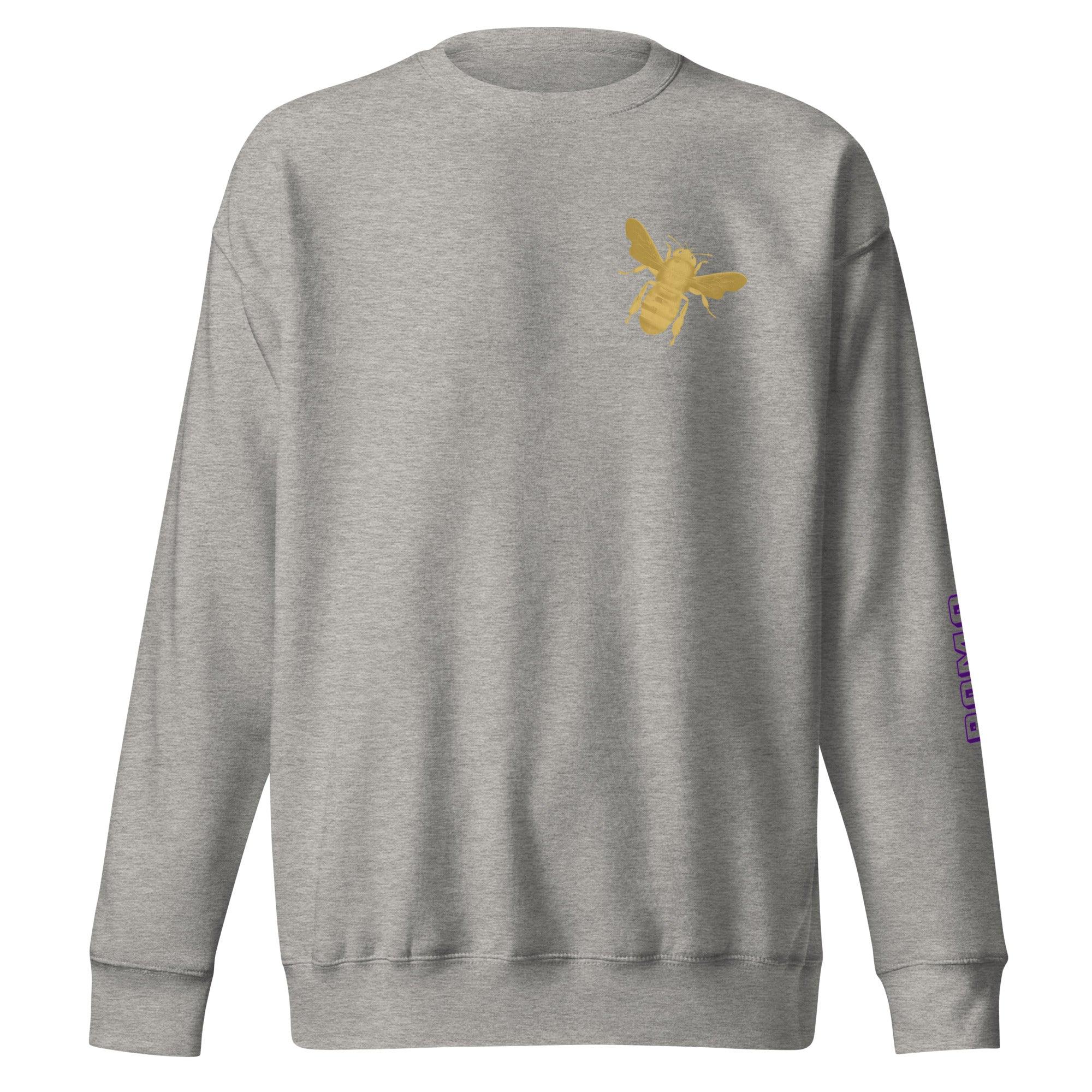 'Gold Edition Bee' Boyfriend Premium Sweatshirt - POMA Graphics