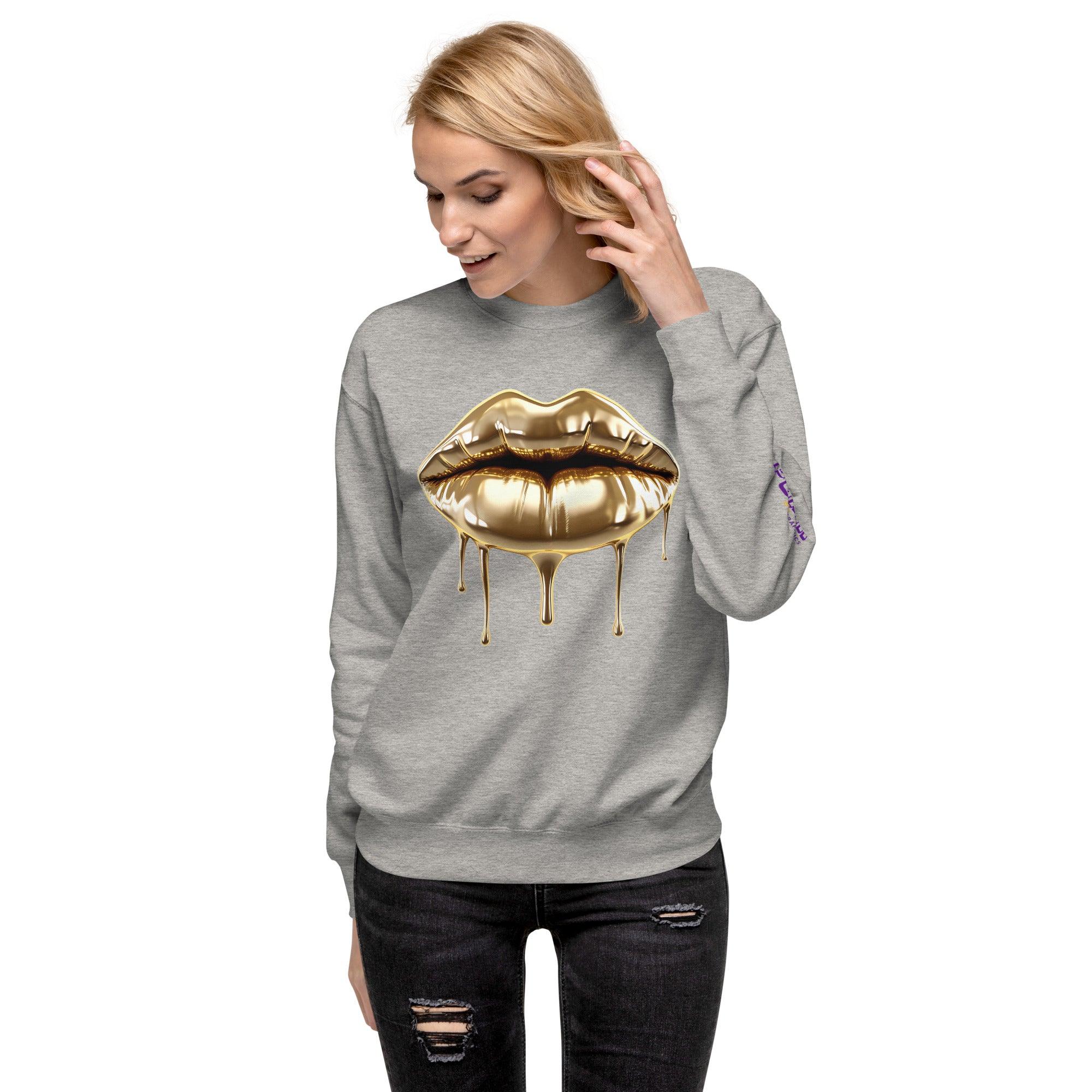 'Gold Edition Pure' Boyfriend Premium Sweatshirt - POMA Graphics