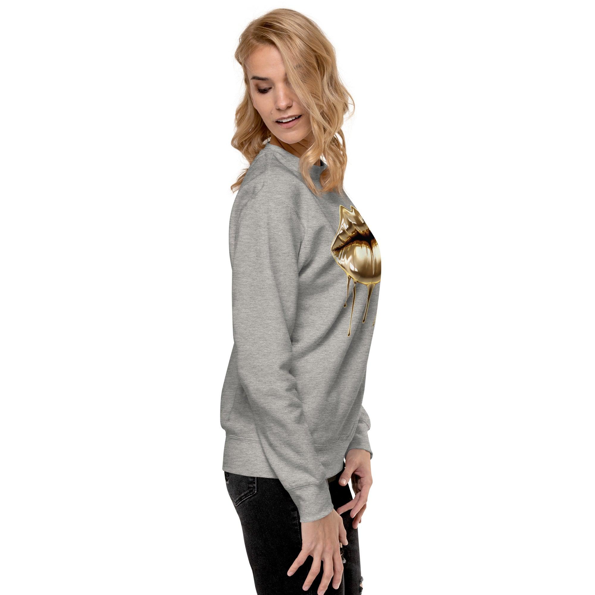 'Gold Edition Pure' Boyfriend Premium Sweatshirt - POMA Graphics