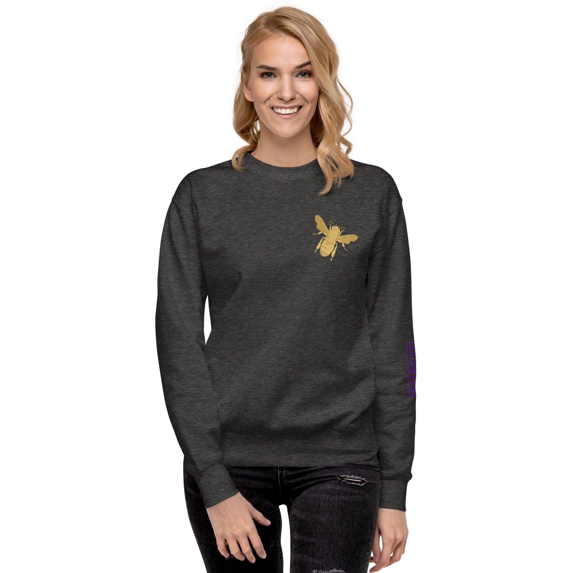 'Gold Edition Bee' Boyfriend Premium Sweatshirt - POMA Graphics