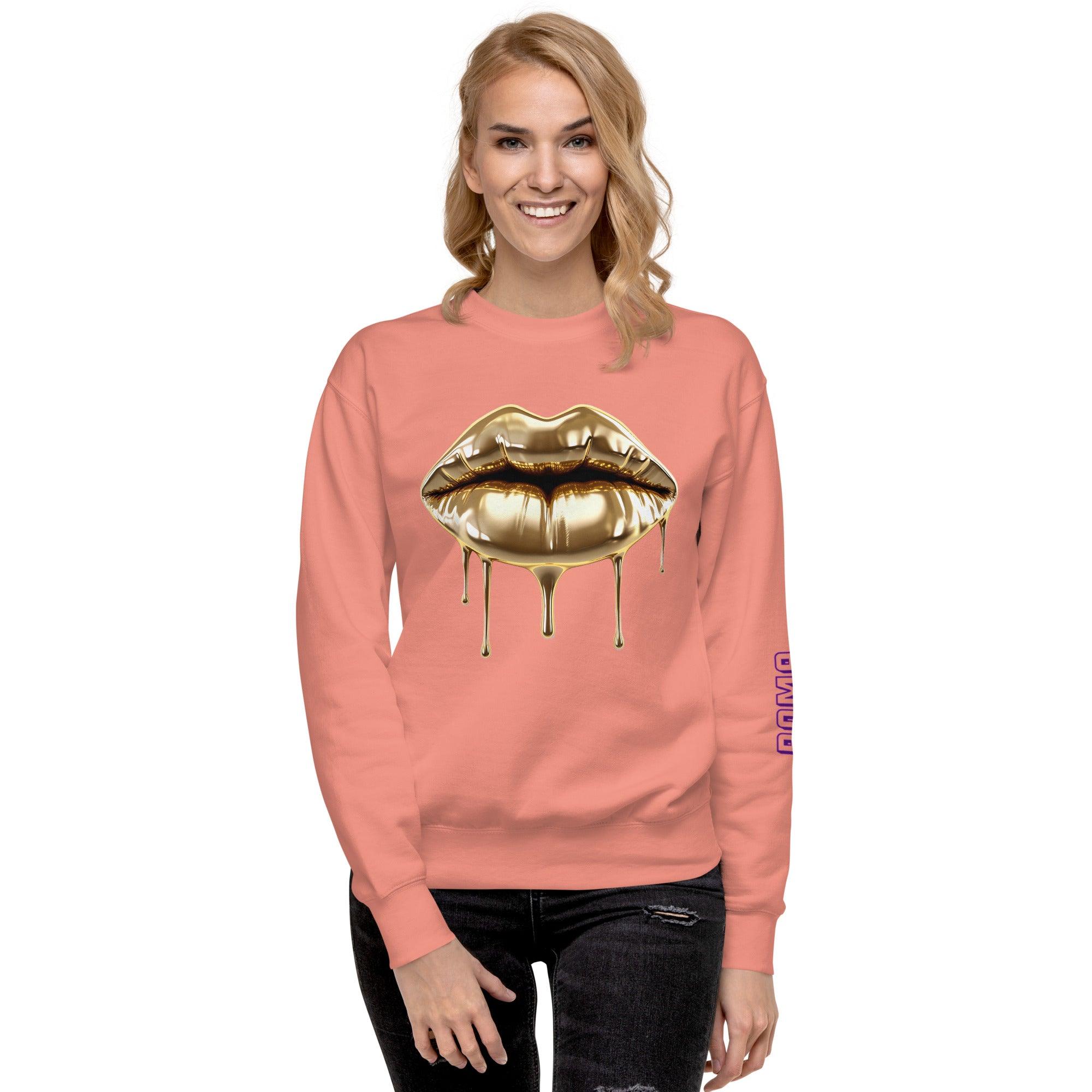 'Gold Edition Pure' Boyfriend Premium Sweatshirt - POMA Graphics