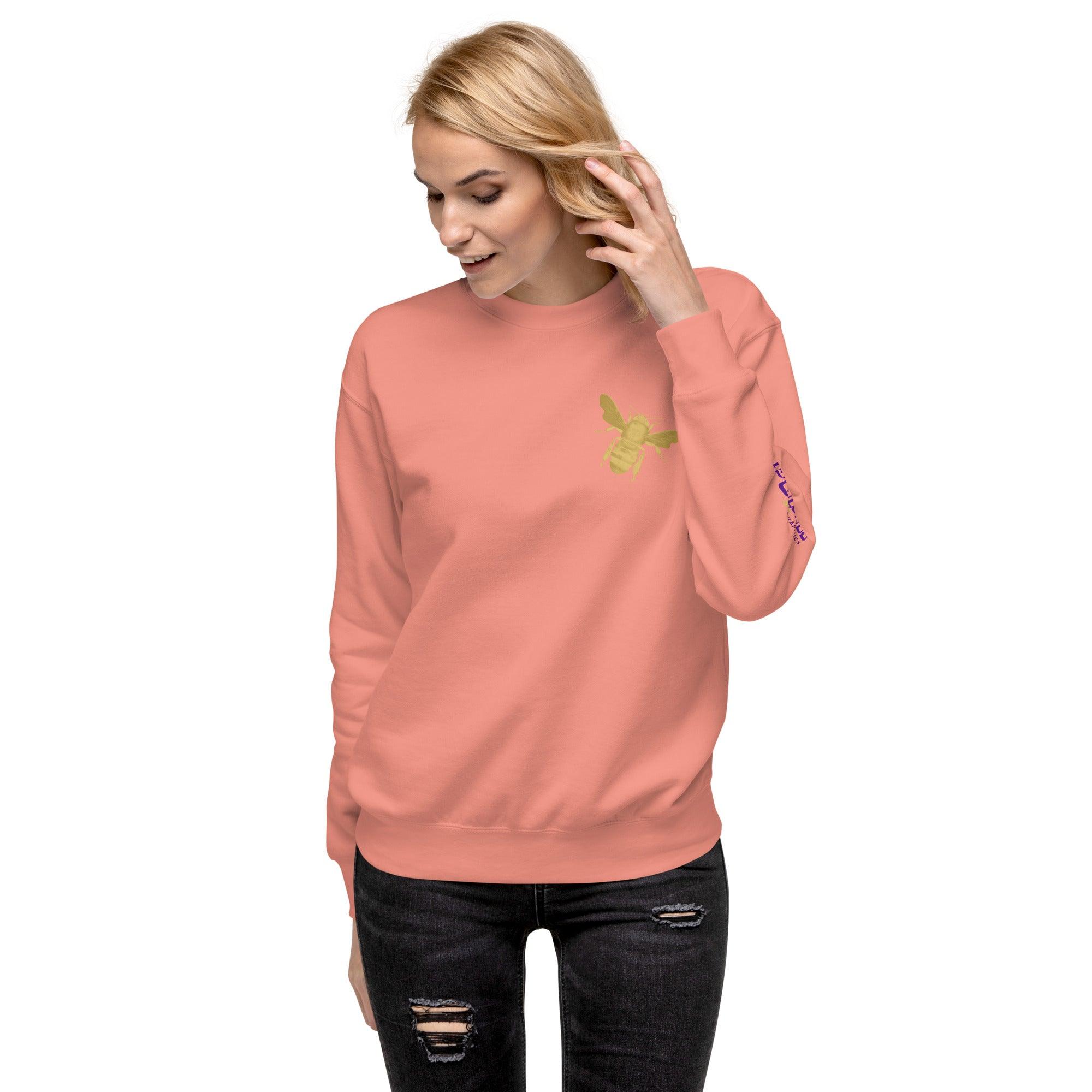 'Gold Edition Bee' Boyfriend Premium Sweatshirt - POMA Graphics