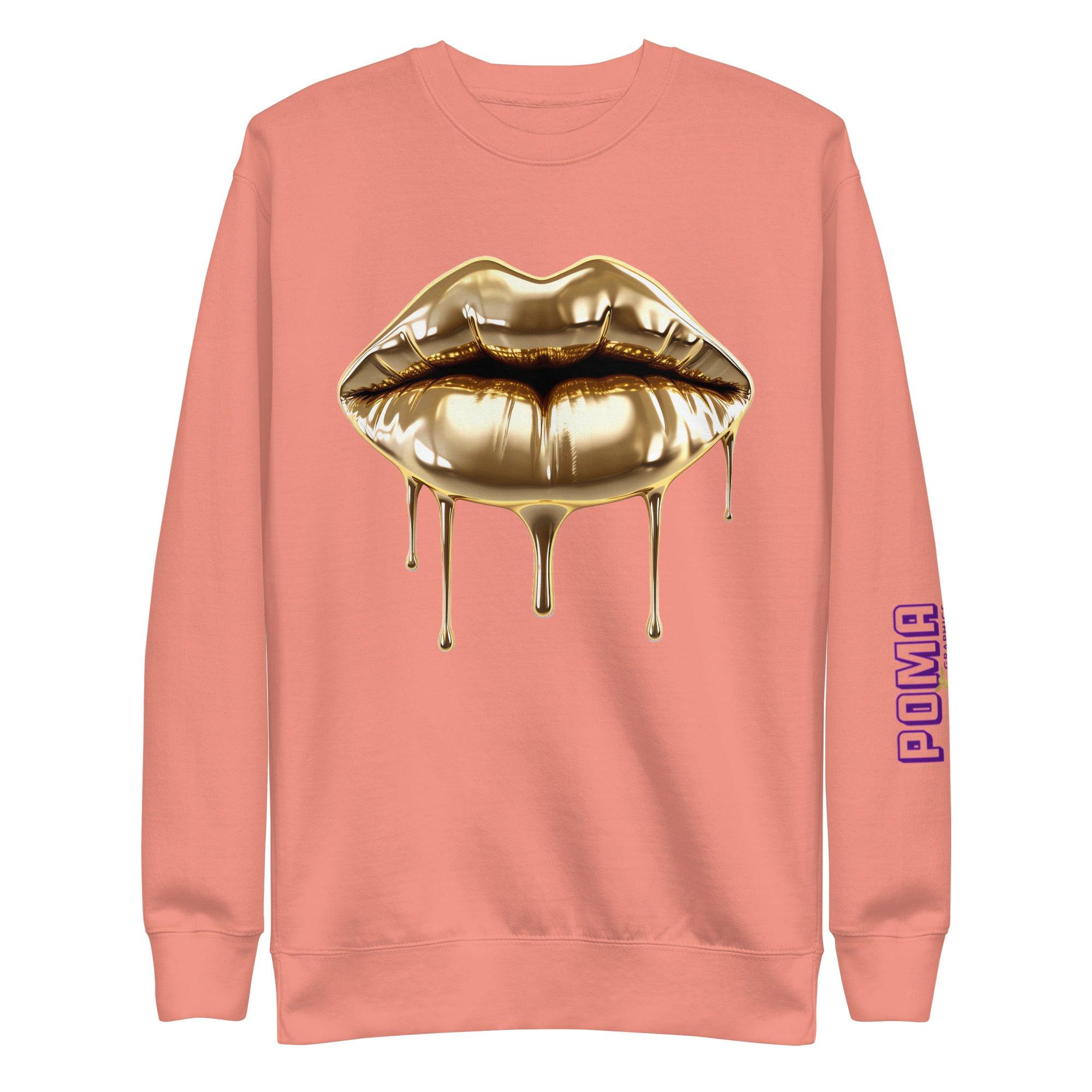 'Gold Edition Pure' Boyfriend Premium Sweatshirt - POMA Graphics