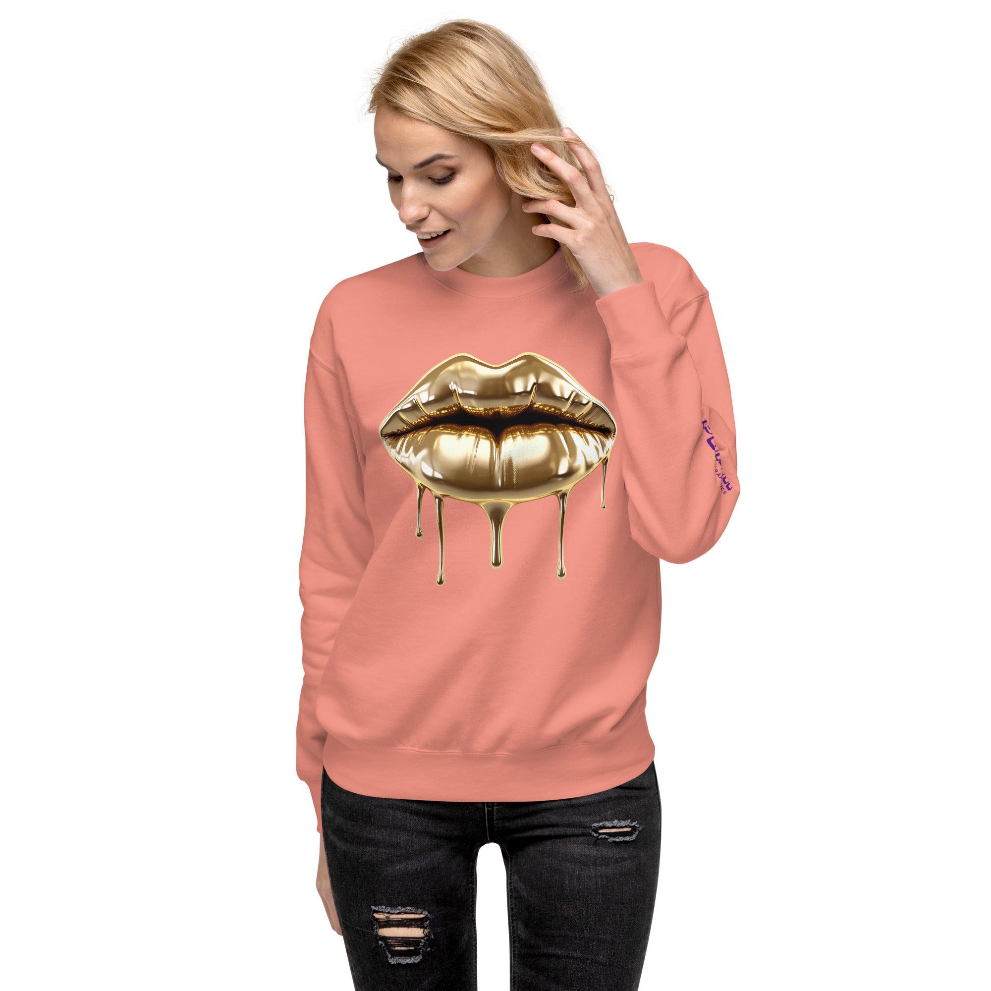 'Gold Edition Pure' Boyfriend Premium Sweatshirt - POMA Graphics