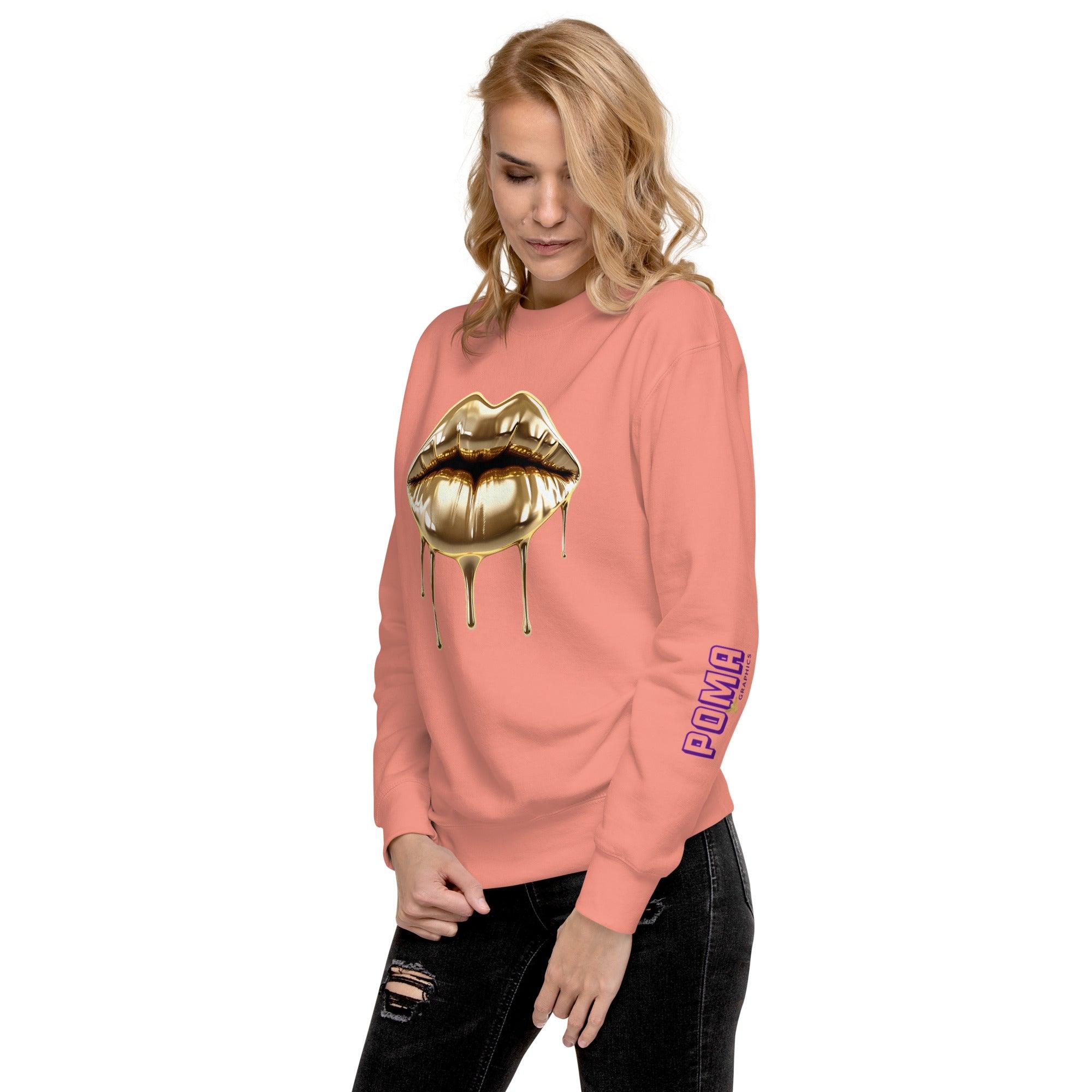 'Gold Edition Pure' Boyfriend Premium Sweatshirt - POMA Graphics