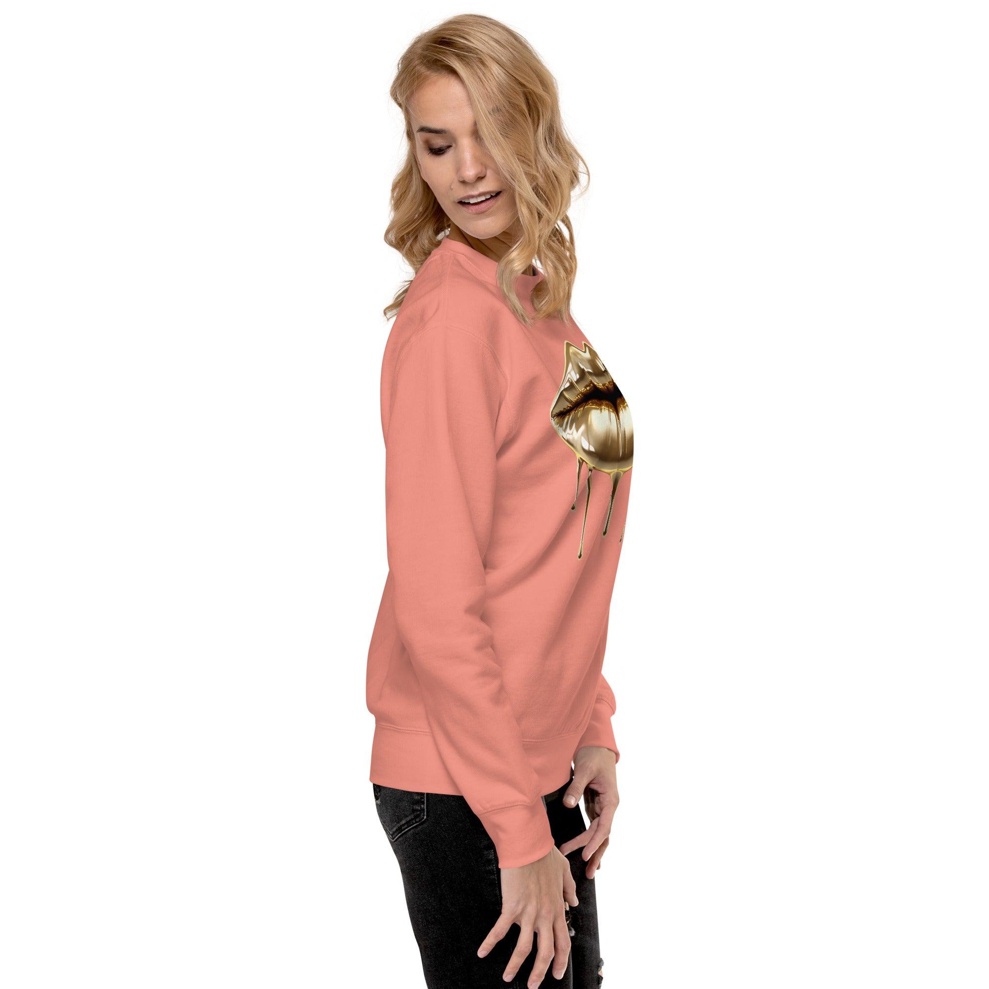 'Gold Edition Pure' Boyfriend Premium Sweatshirt - POMA Graphics