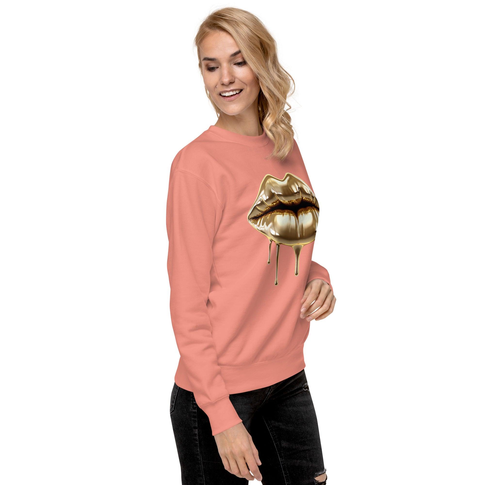 'Gold Edition Pure' Boyfriend Premium Sweatshirt - POMA Graphics