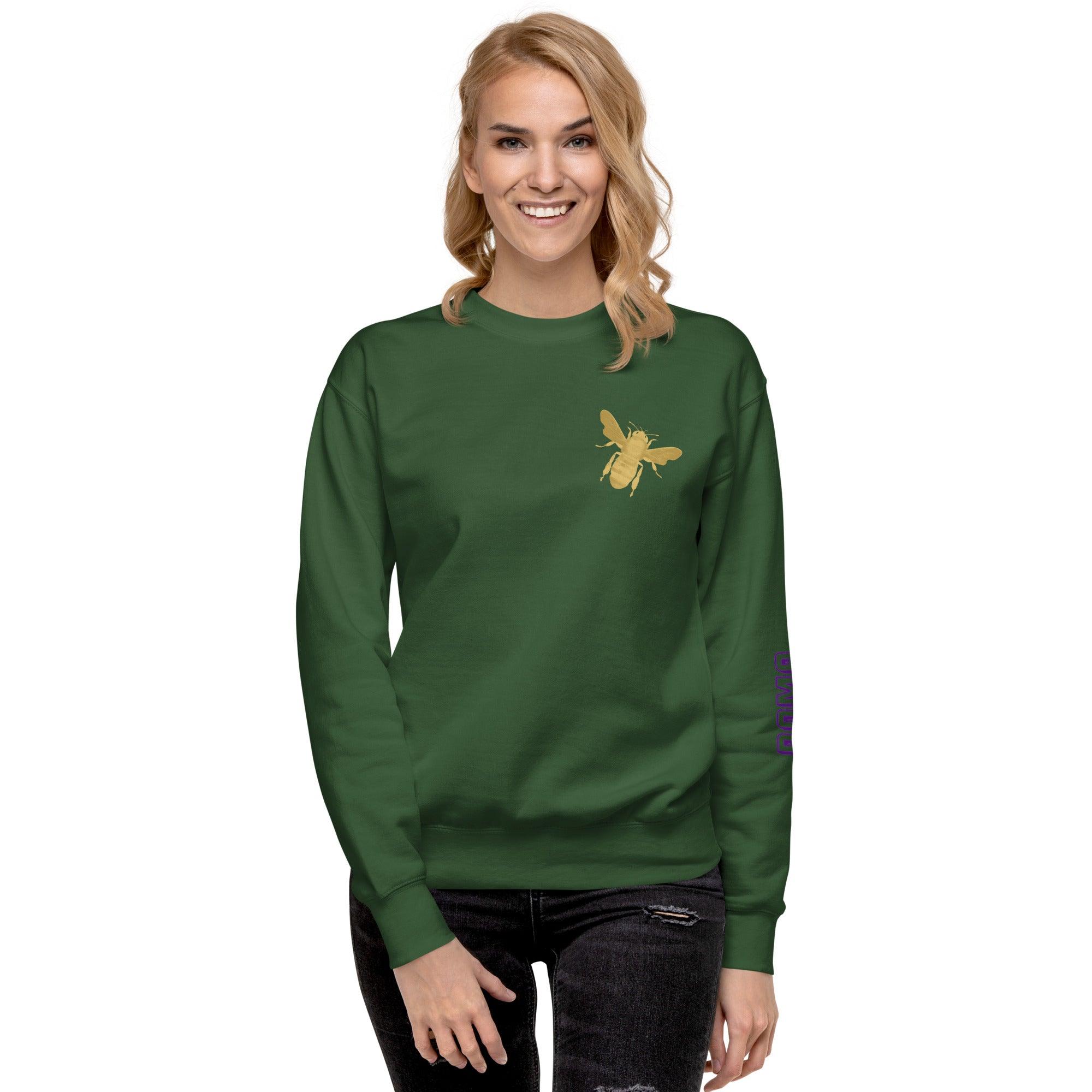 'Gold Edition Bee' Boyfriend Premium Sweatshirt - POMA Graphics