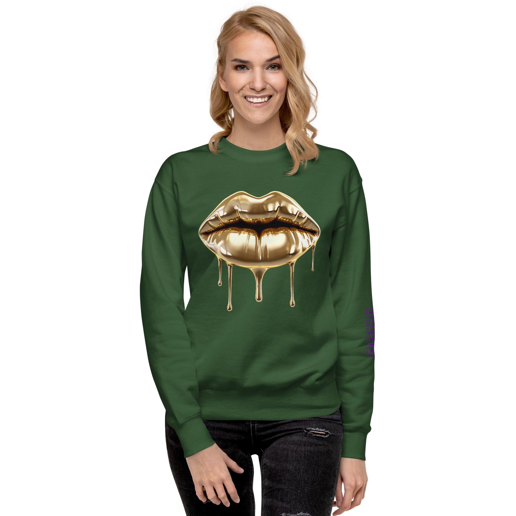 'Gold Edition Pure' Boyfriend Premium Sweatshirt - POMA Graphics