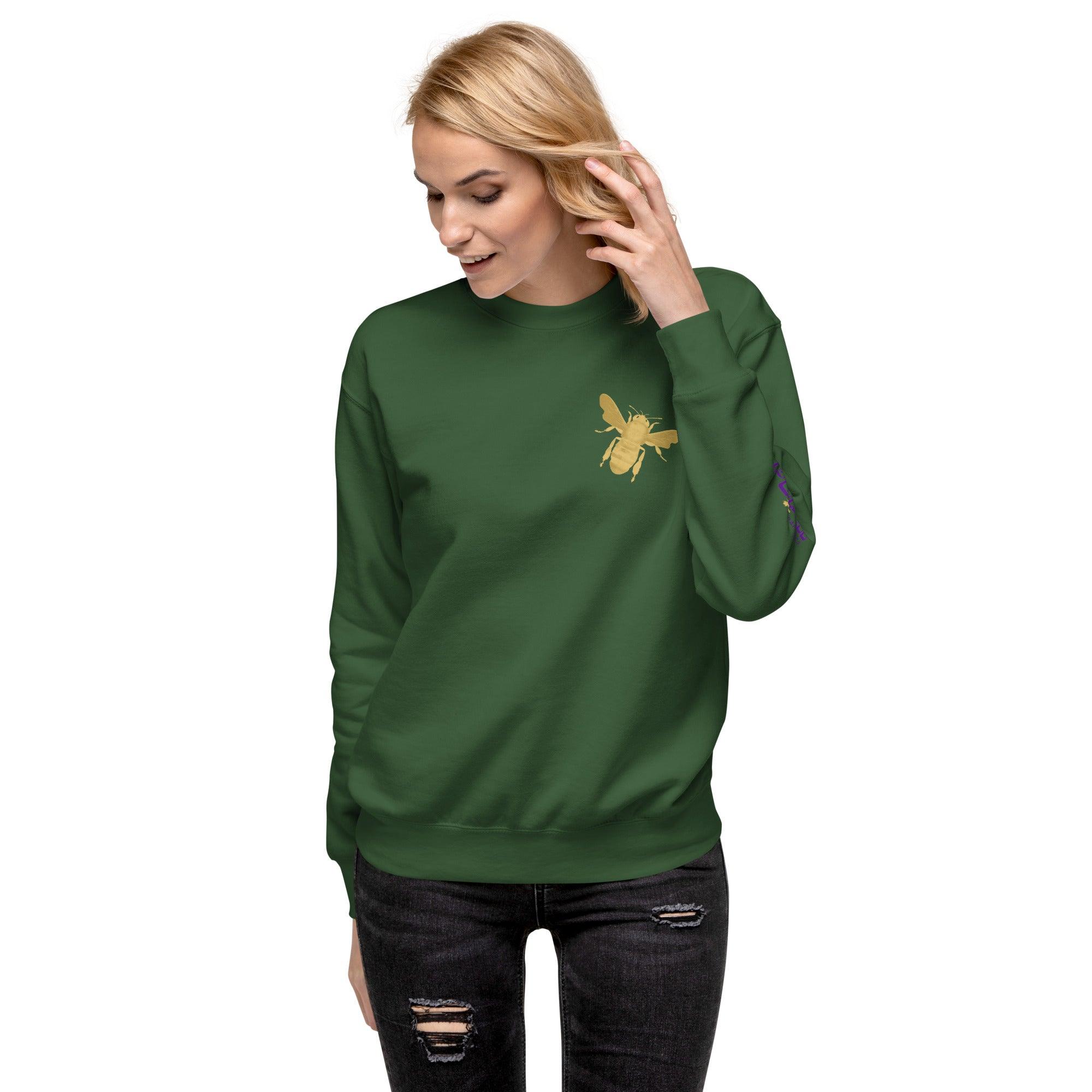 'Gold Edition Bee' Boyfriend Premium Sweatshirt - POMA Graphics