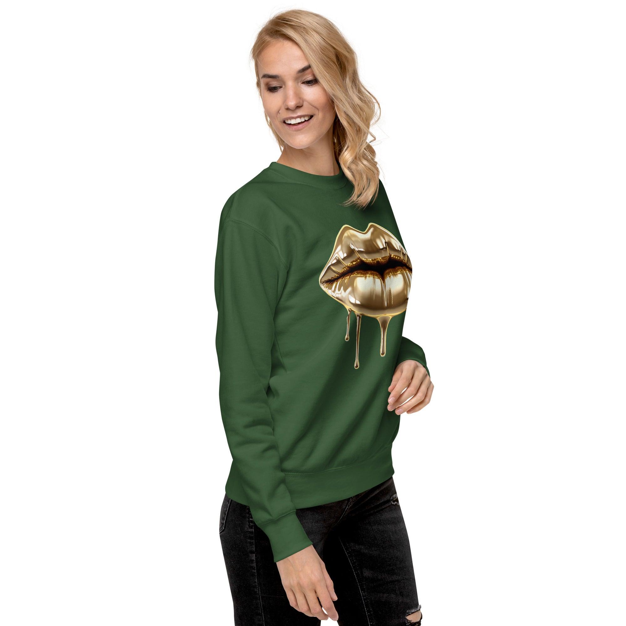 'Gold Edition Pure' Boyfriend Premium Sweatshirt - POMA Graphics