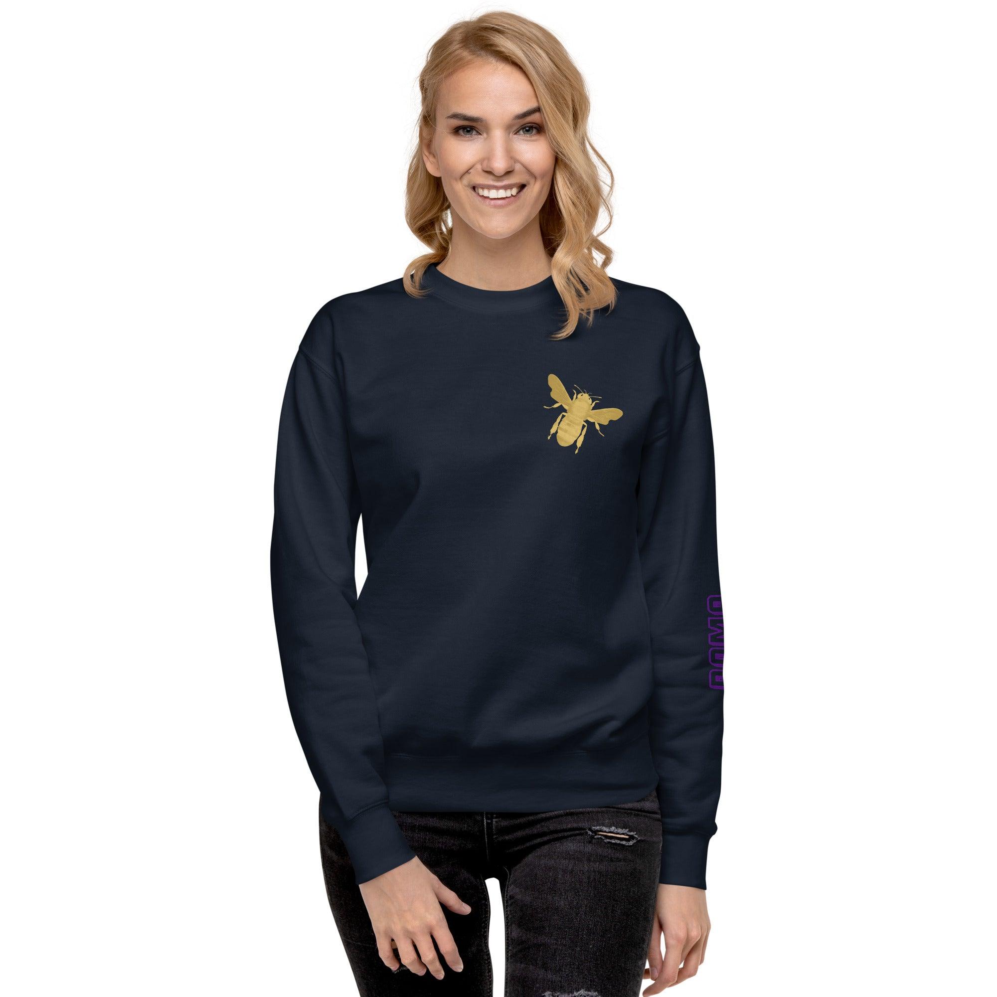 'Gold Edition Bee' Boyfriend Premium Sweatshirt - POMA Graphics