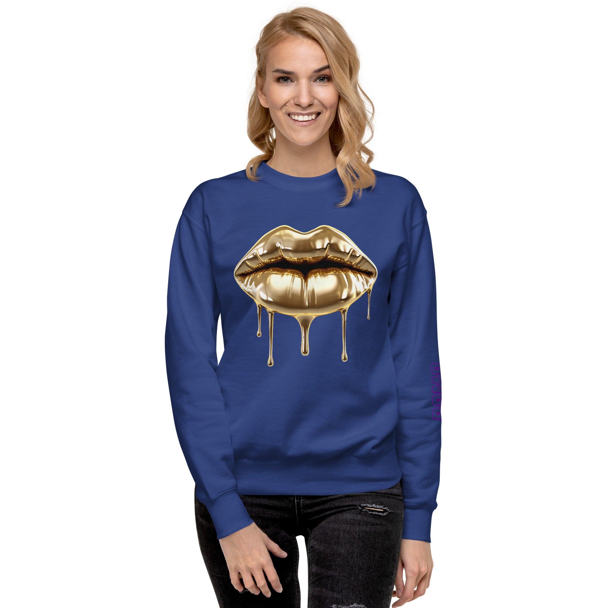 'Gold Edition Pure' Boyfriend Premium Sweatshirt - POMA Graphics