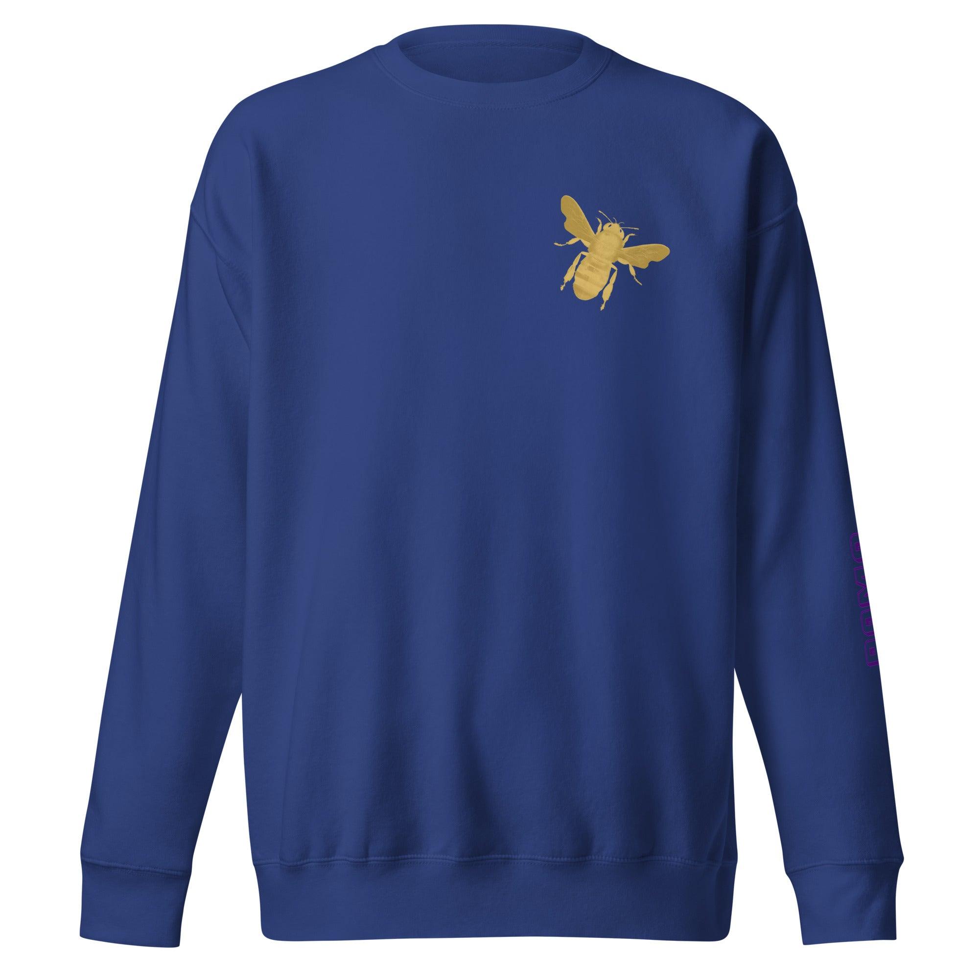 'Gold Edition Bee' Boyfriend Premium Sweatshirt - POMA Graphics