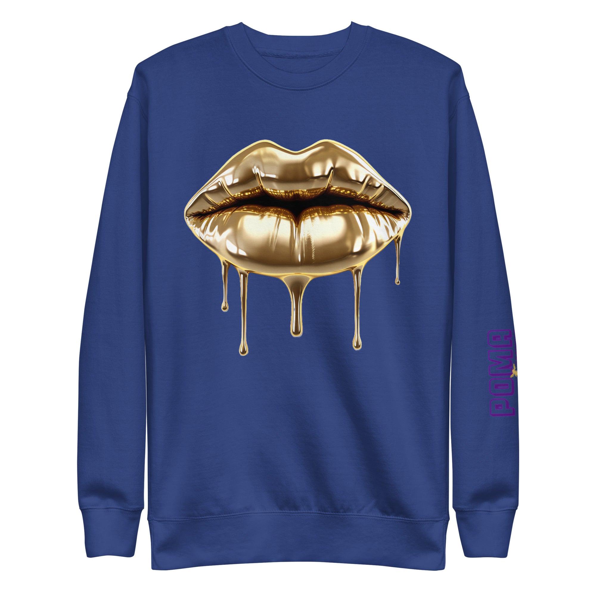 'Gold Edition Pure' Boyfriend Premium Sweatshirt - POMA Graphics