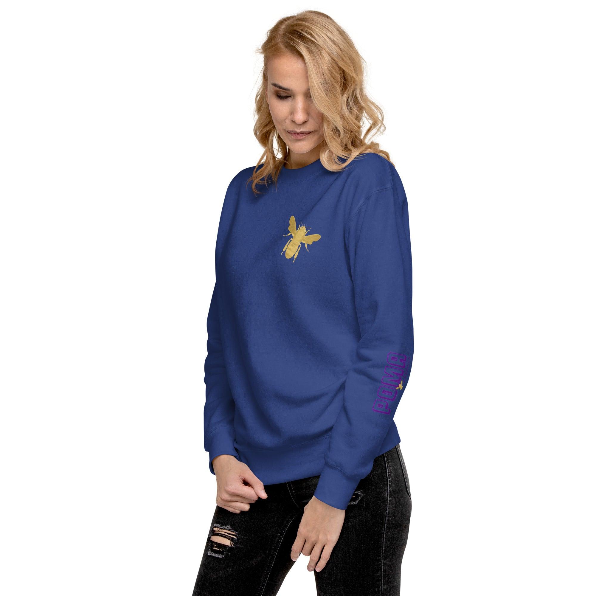 'Gold Edition Bee' Boyfriend Premium Sweatshirt - POMA Graphics