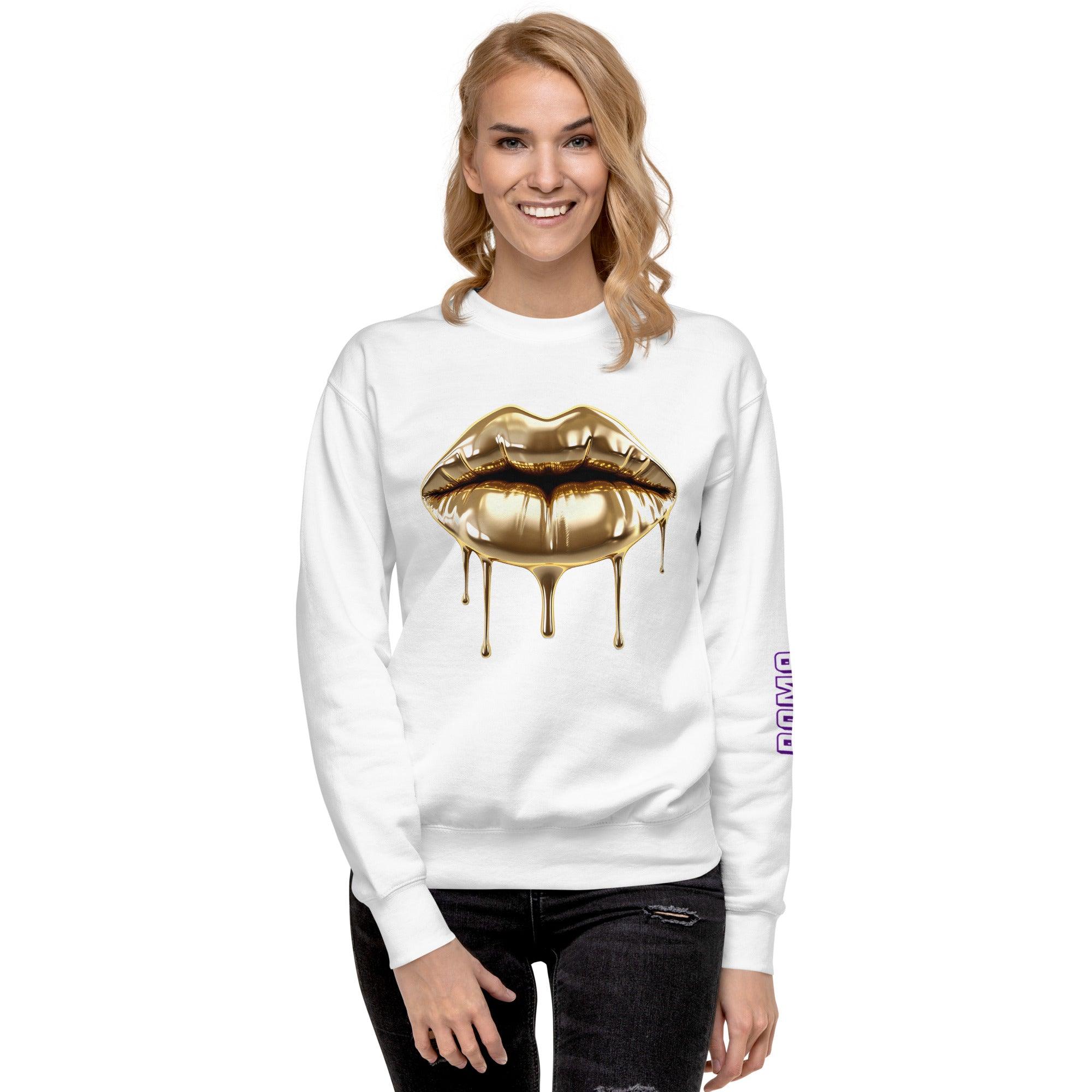 'Gold Edition Pure' Boyfriend Premium Sweatshirt - POMA Graphics