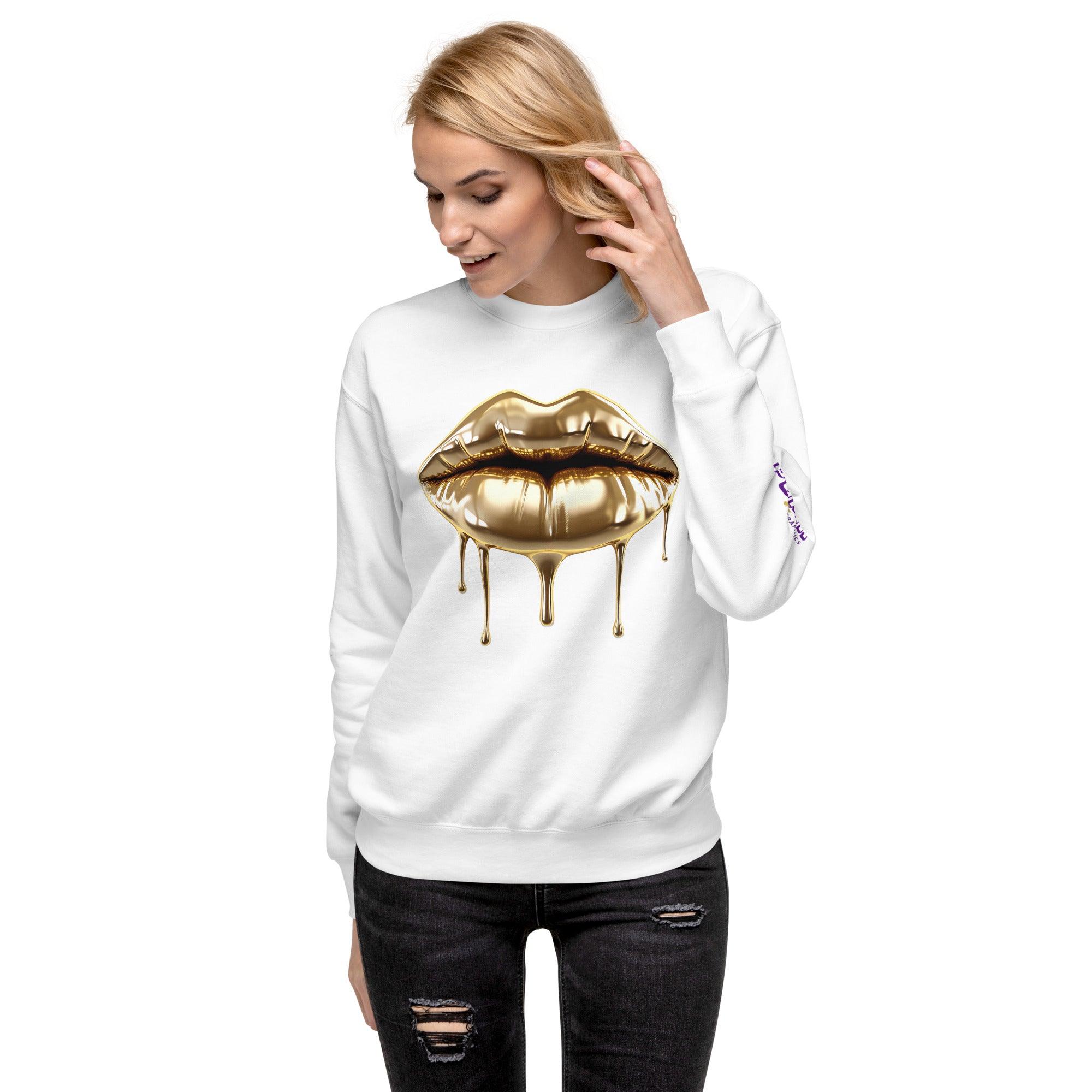 'Gold Edition Pure' Boyfriend Premium Sweatshirt - POMA Graphics