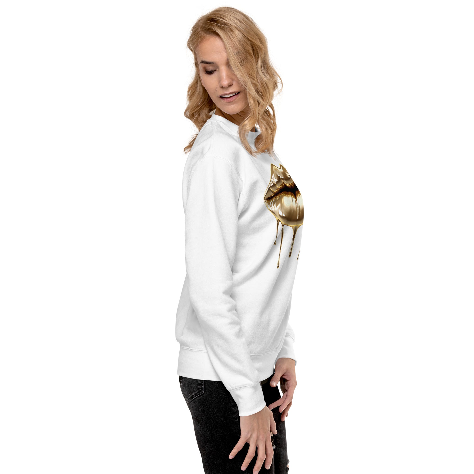 'Gold Edition Pure' Boyfriend Premium Sweatshirt - POMA Graphics