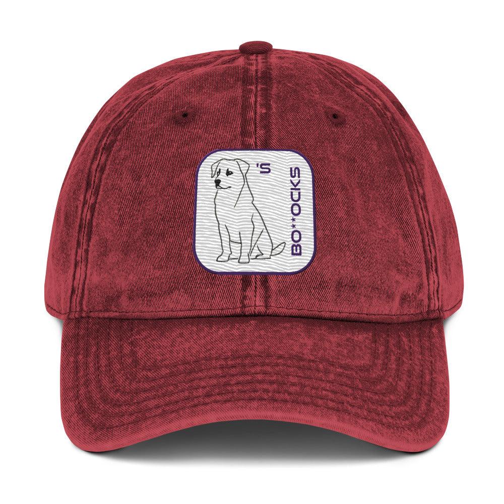 'Dog's Bo**ocks' Vintage Cotton Twill Cap - POMA Graphics