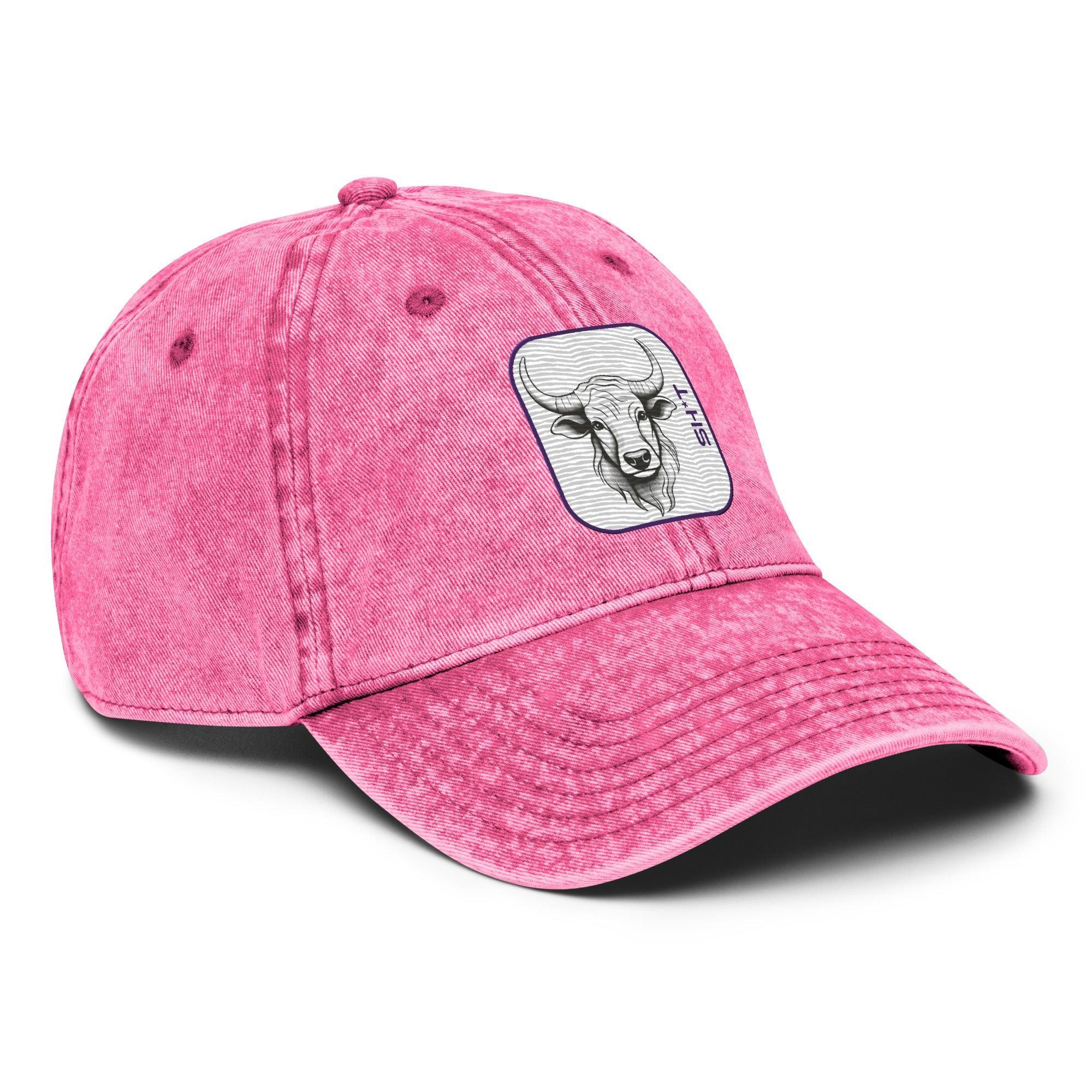 'Bull Sh*t' Vintage Cotton Twill Cap - POMA Graphics