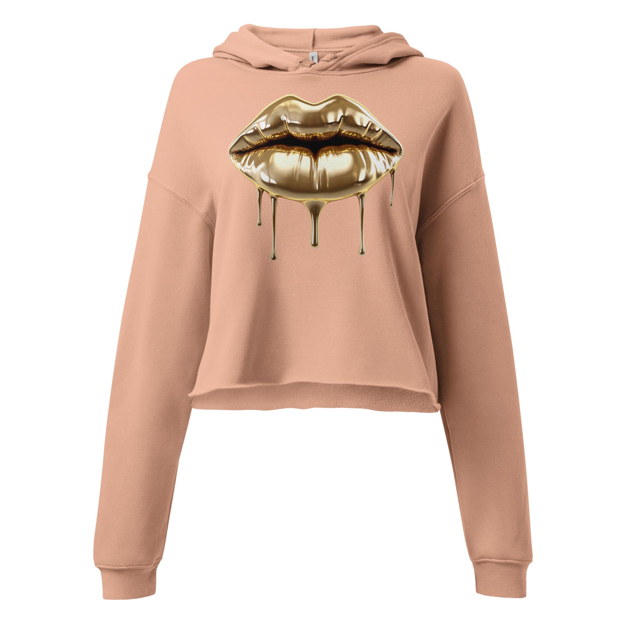 'Gold Edition Pure' Cropped Hoodie