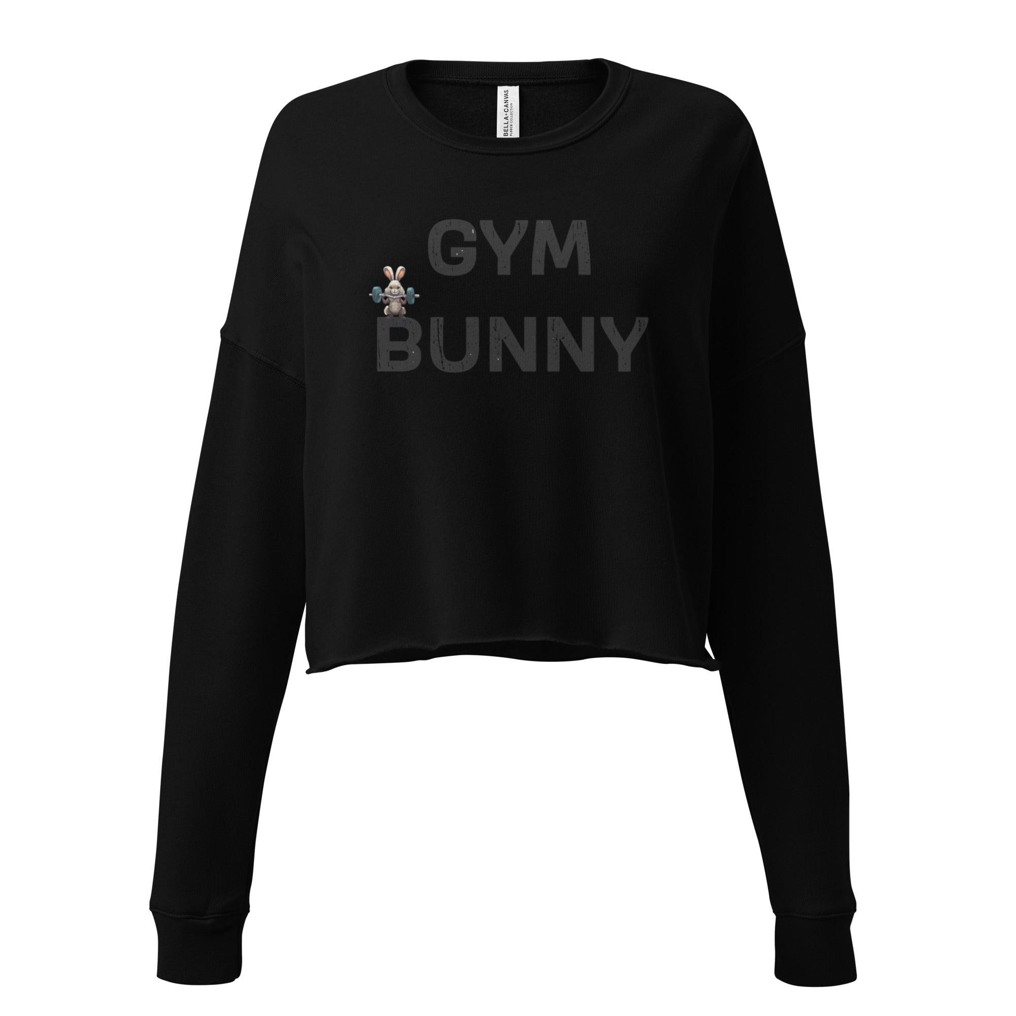 'Gym Bunny' Cropped Sweatshirt