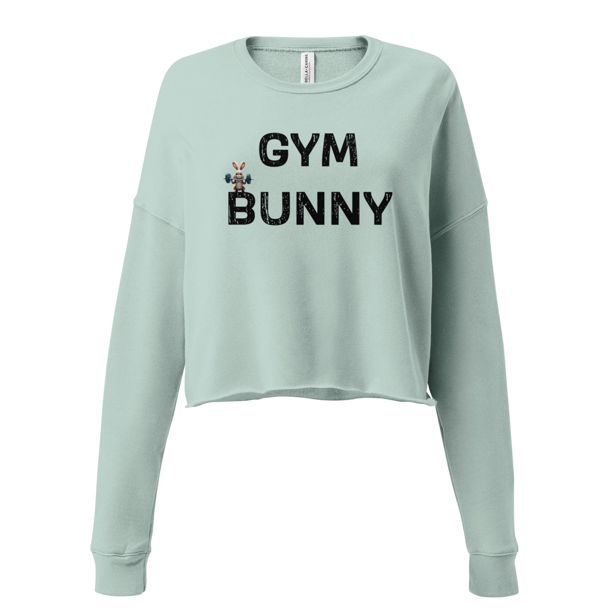 'Gym Bunny' Cropped Sweatshirt