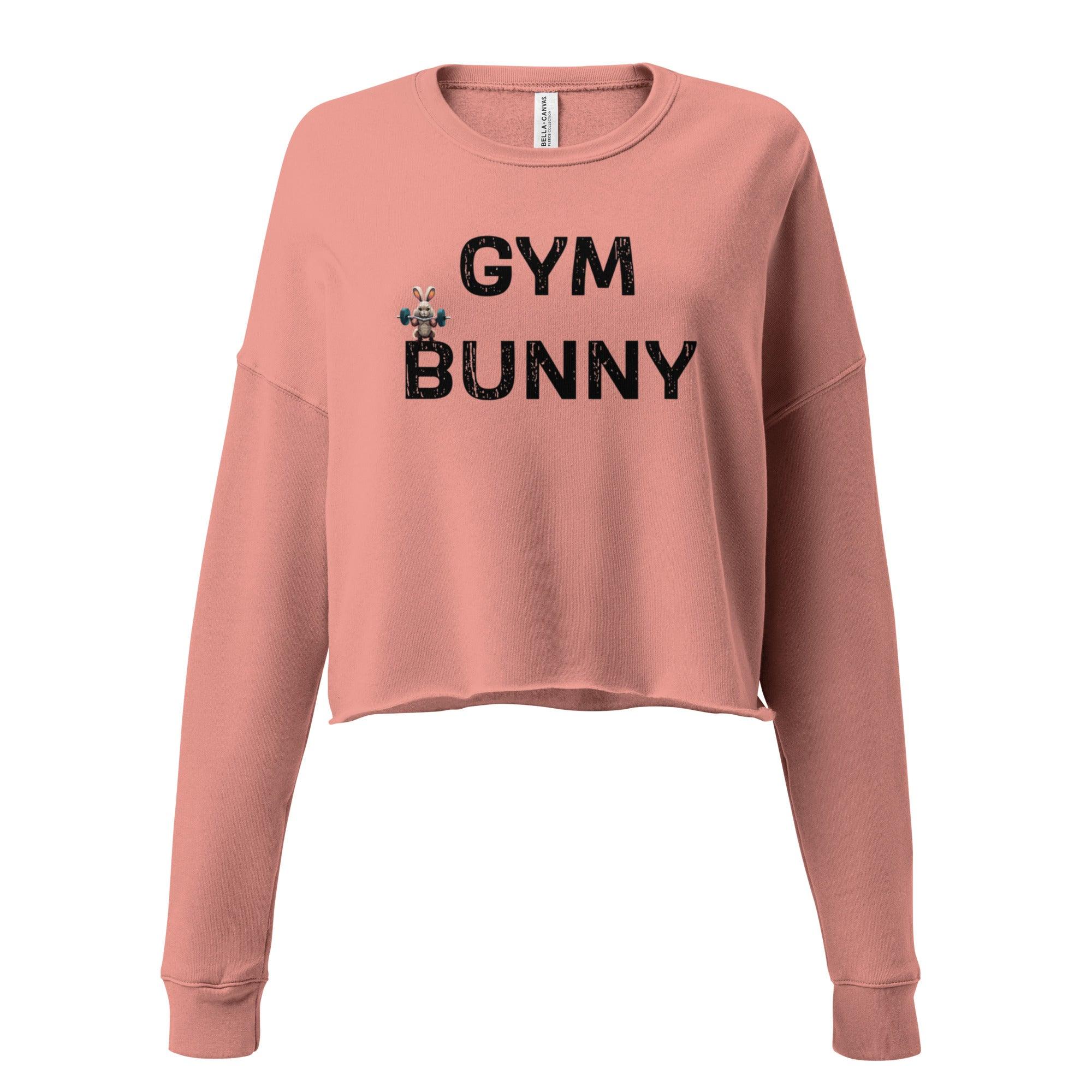 'Gym Bunny' Cropped Sweatshirt