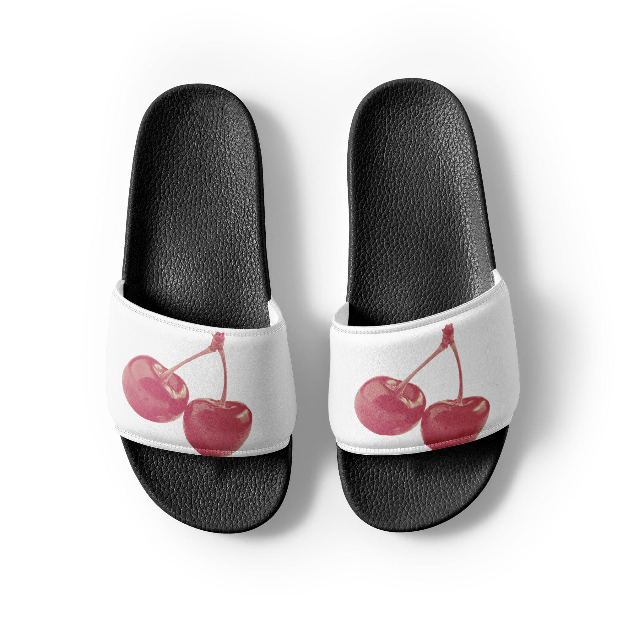 'Cherry Red' Women's slides - POMA Graphics