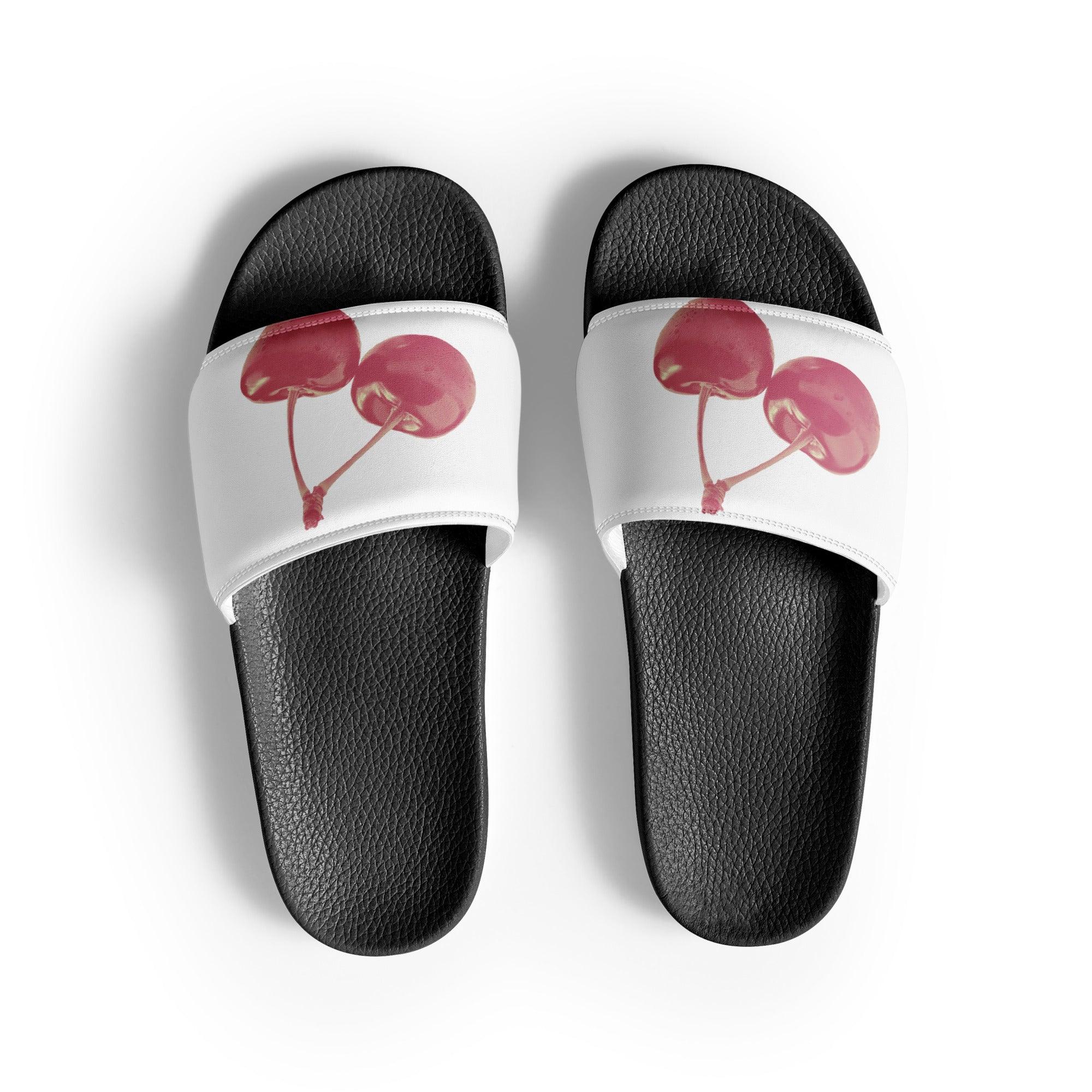 'Cherry Red' Women's slides - POMA Graphics