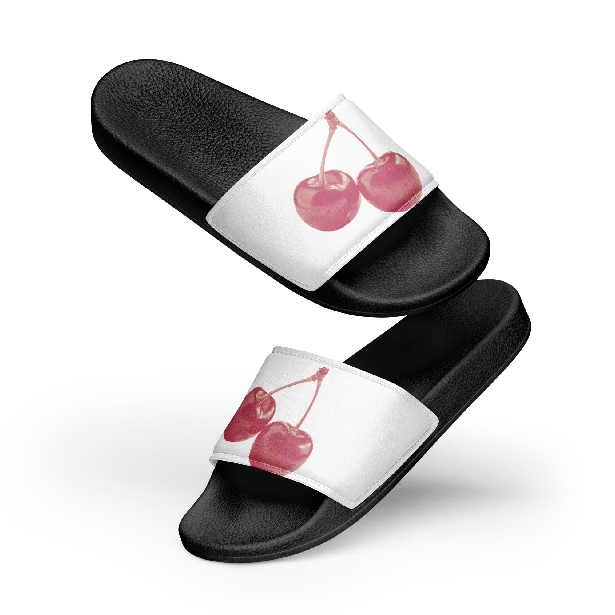 'Cherry Red' Women's slides - POMA Graphics