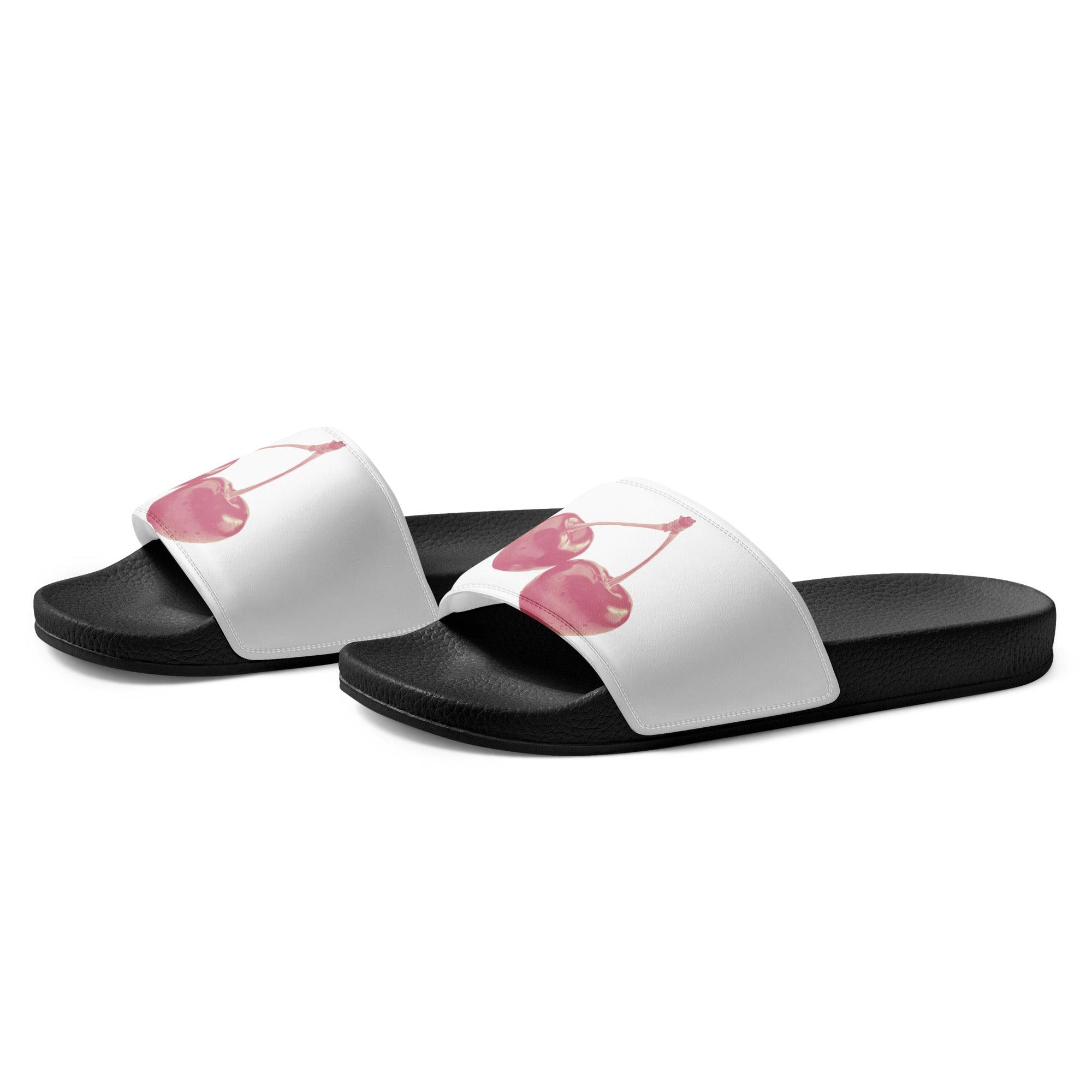 'Cherry Red' Women's slides - POMA Graphics