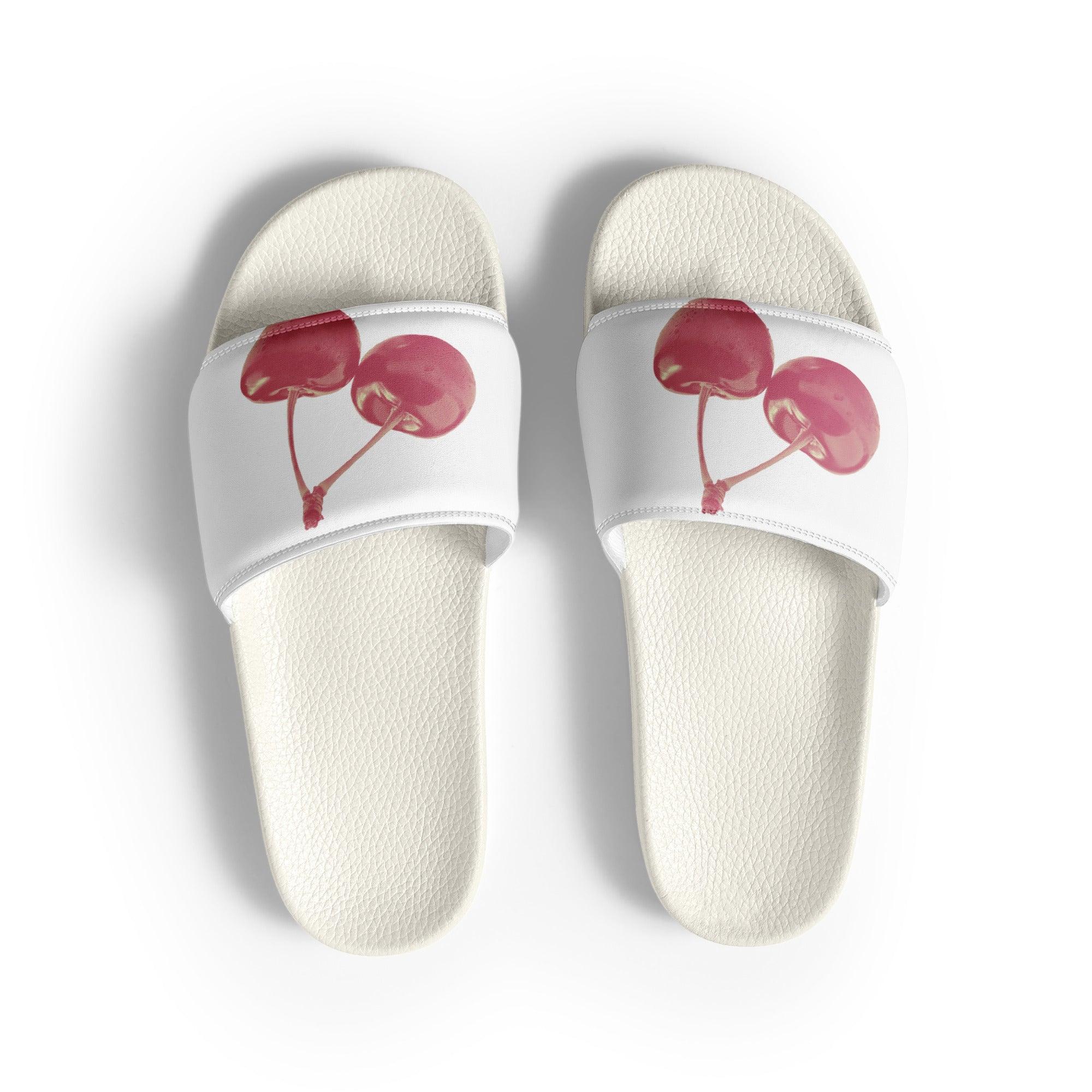 'Cherry Red' Women's slides - POMA Graphics