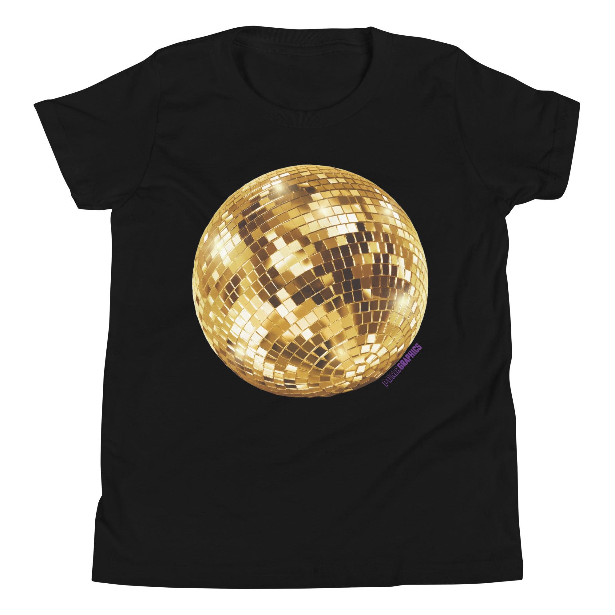 'Golden Mirror Ball' Baby Tee