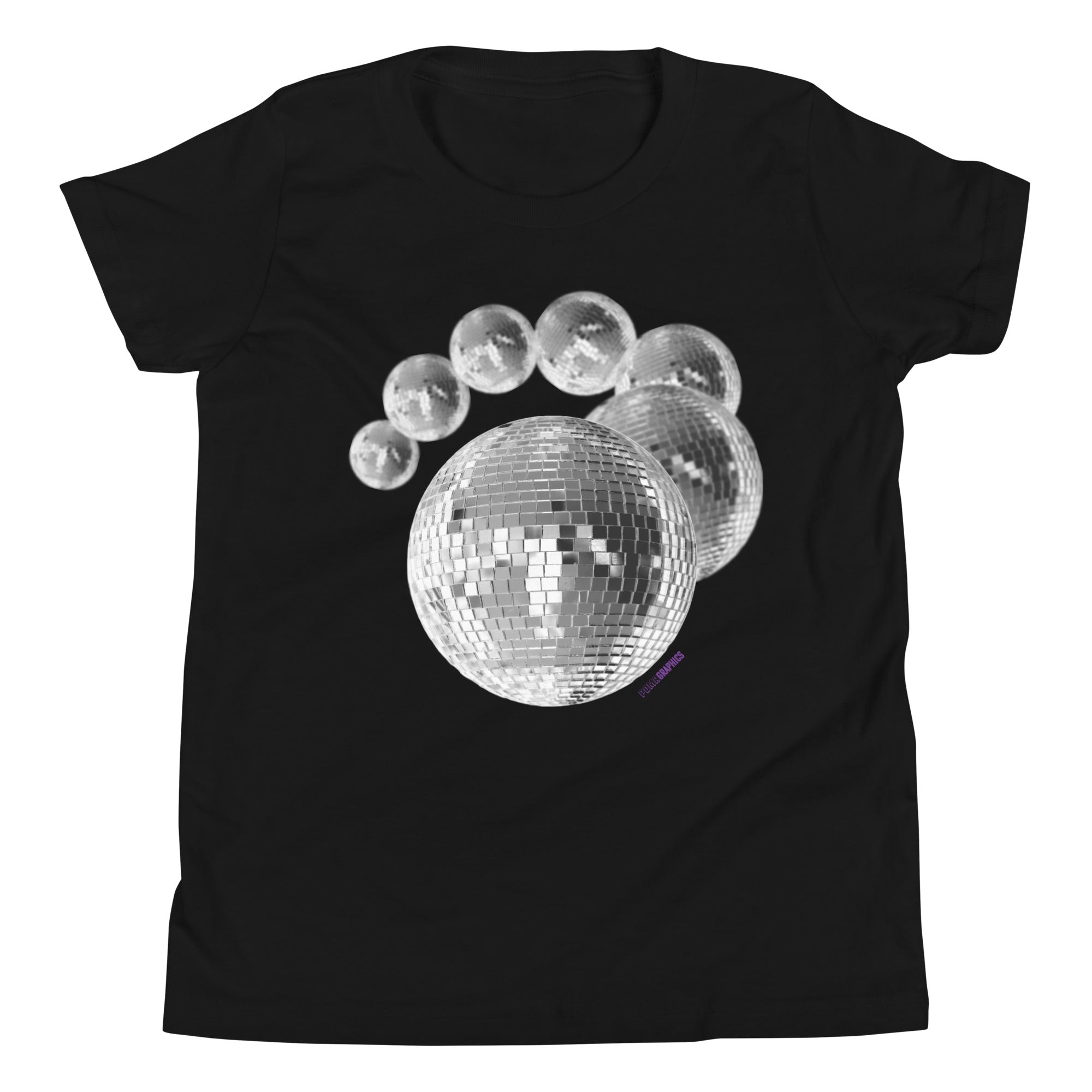 'Disco Ball Vortex' Baby Tee