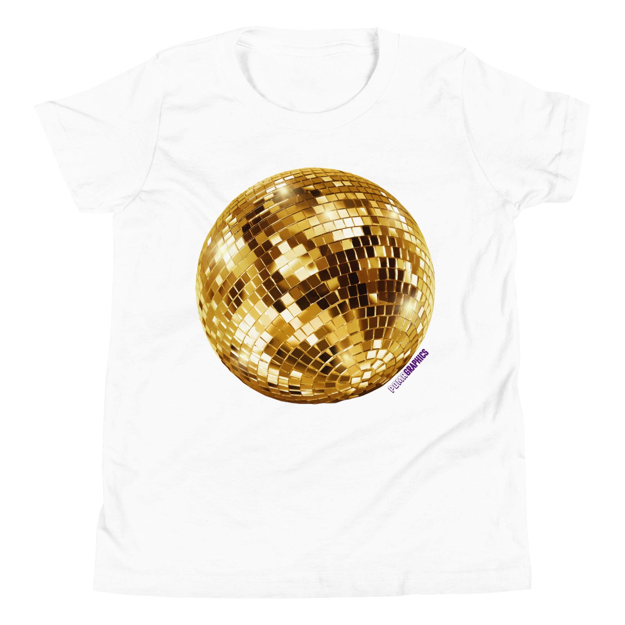 'Golden Mirror Ball' Baby Tee