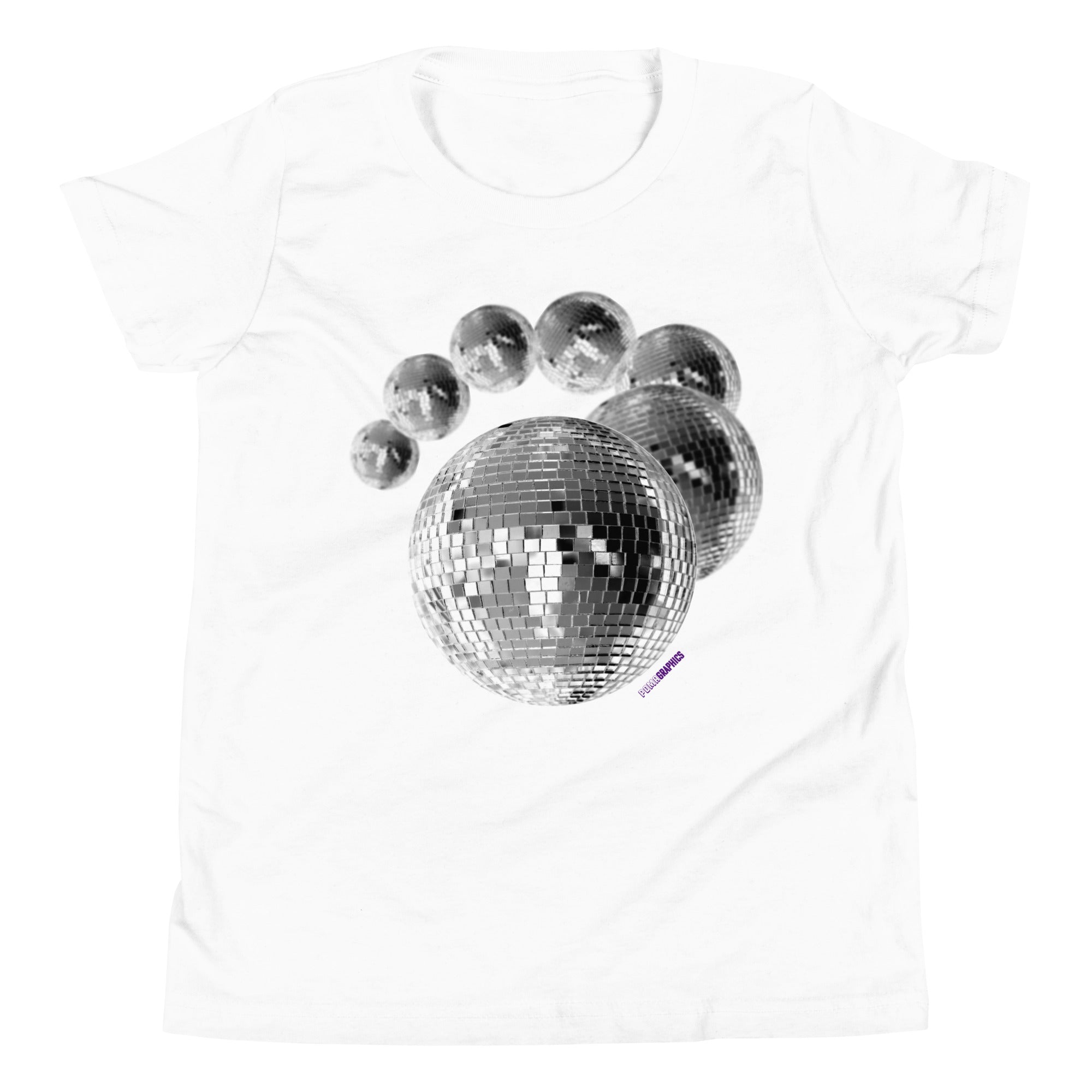 'Disco Ball Vortex' Baby Tee